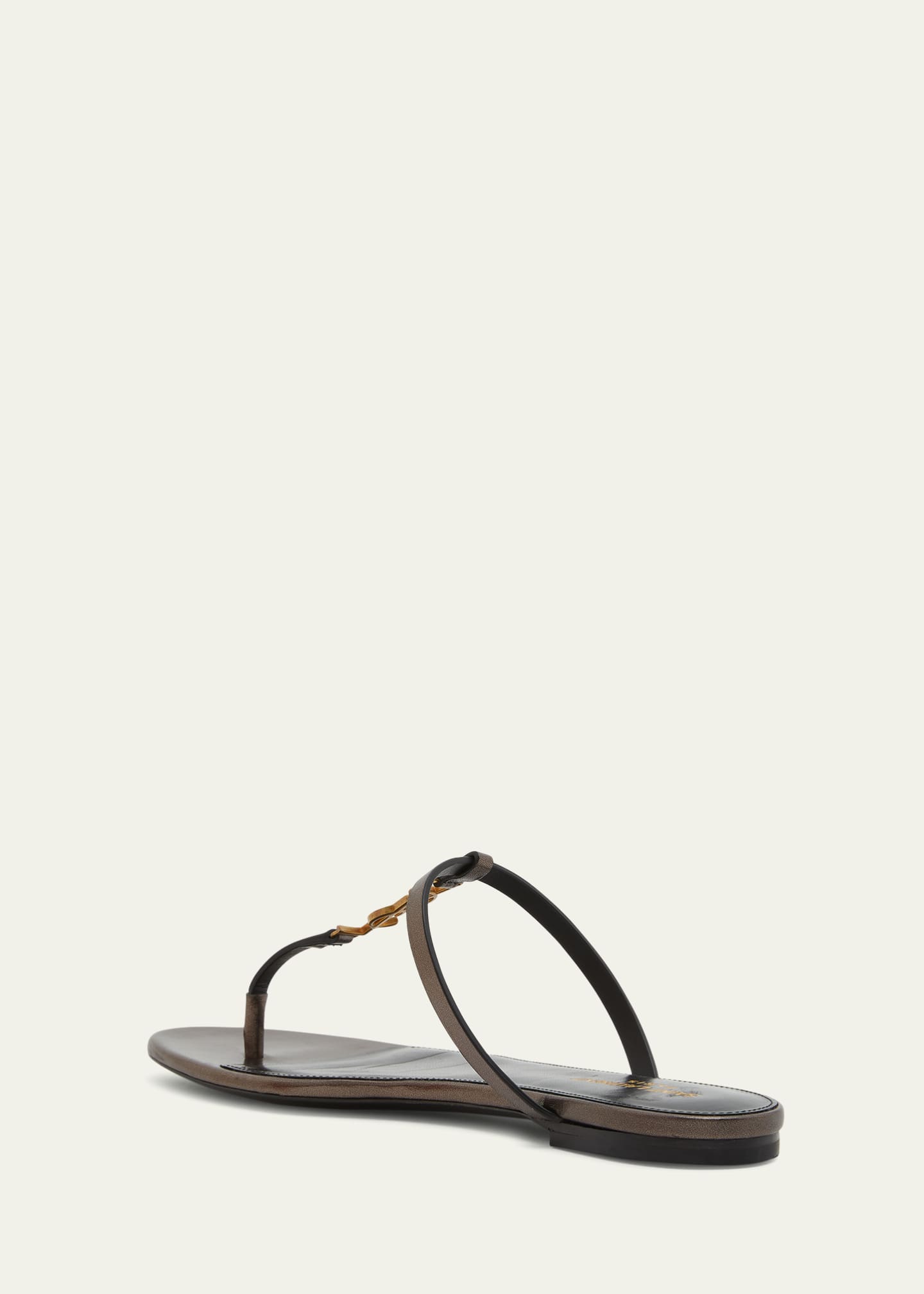 Cassandra leather thong sandals