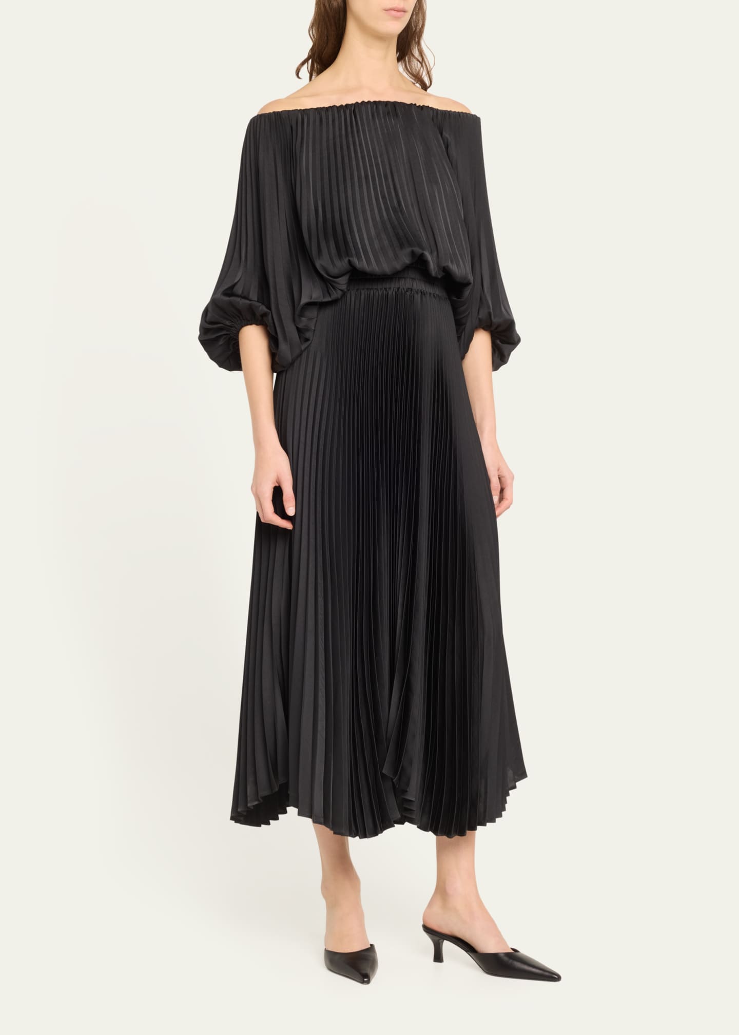 Alc sienna pleated dress hotsell