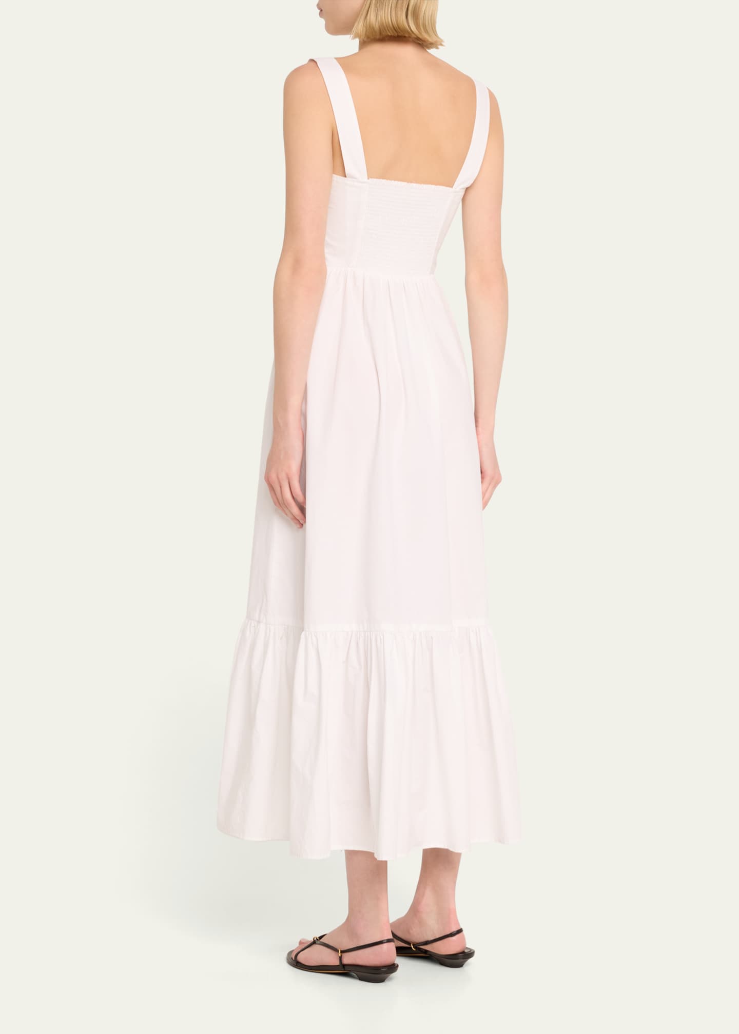 fitted lace wedding dress Aurora Smocked Maxi Dress – Inherit Co