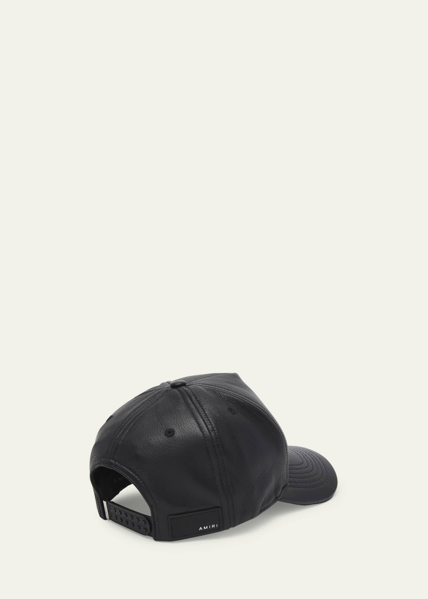 Gents leather hot sale baseball cap