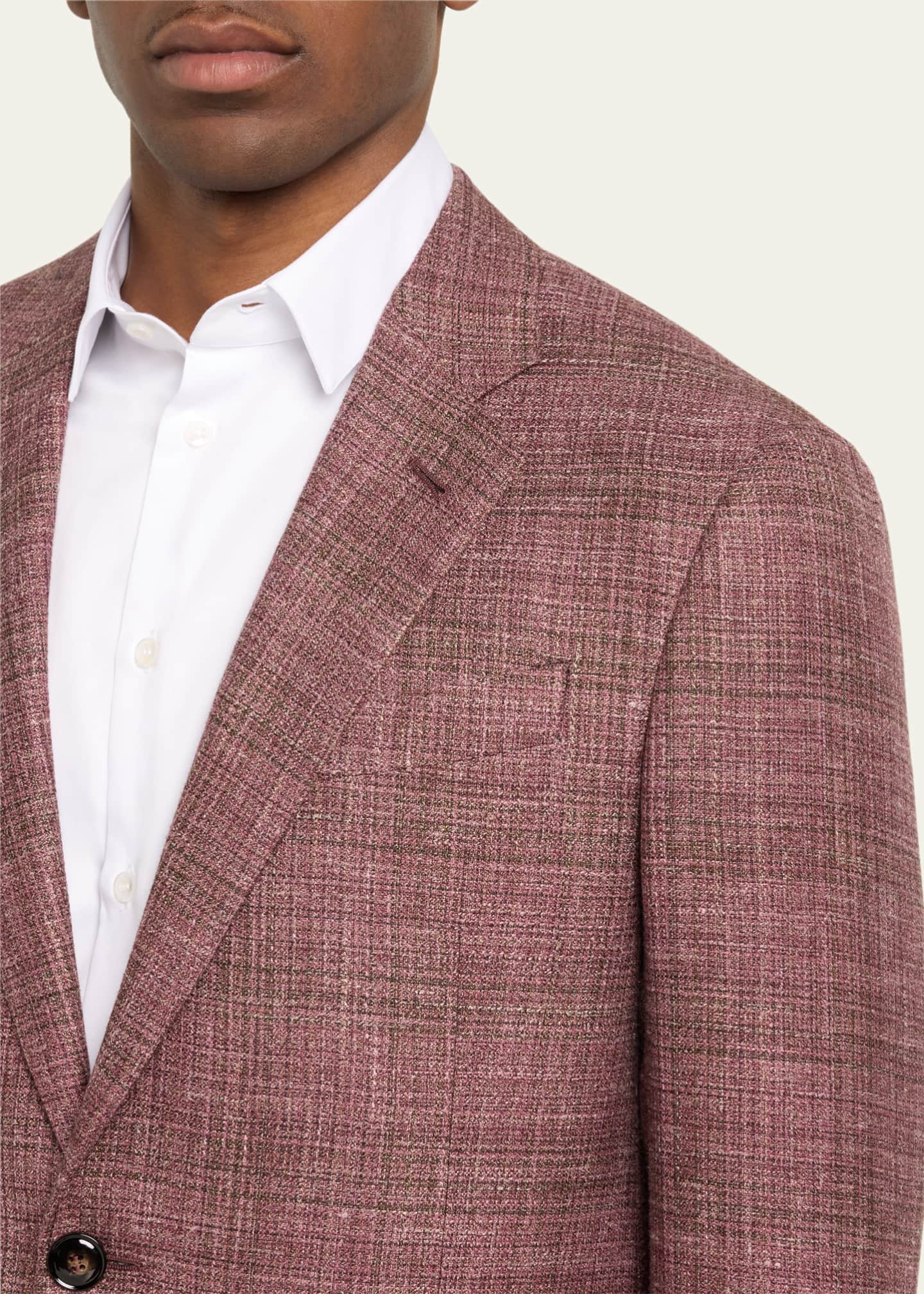 GIORGIO ARMANI Size 44 George Grey Window Pane Virgin Wool Sport Coat main image 0