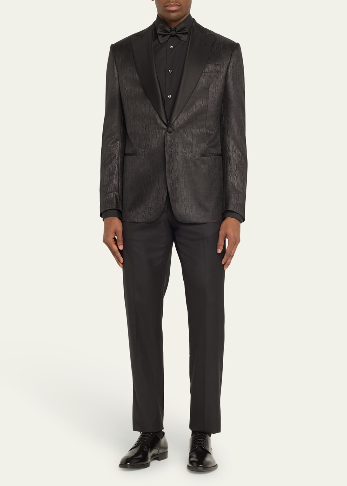 Giorgio Armani Men's Tonal Jacquard Dinner Jacket Image 2 of 5