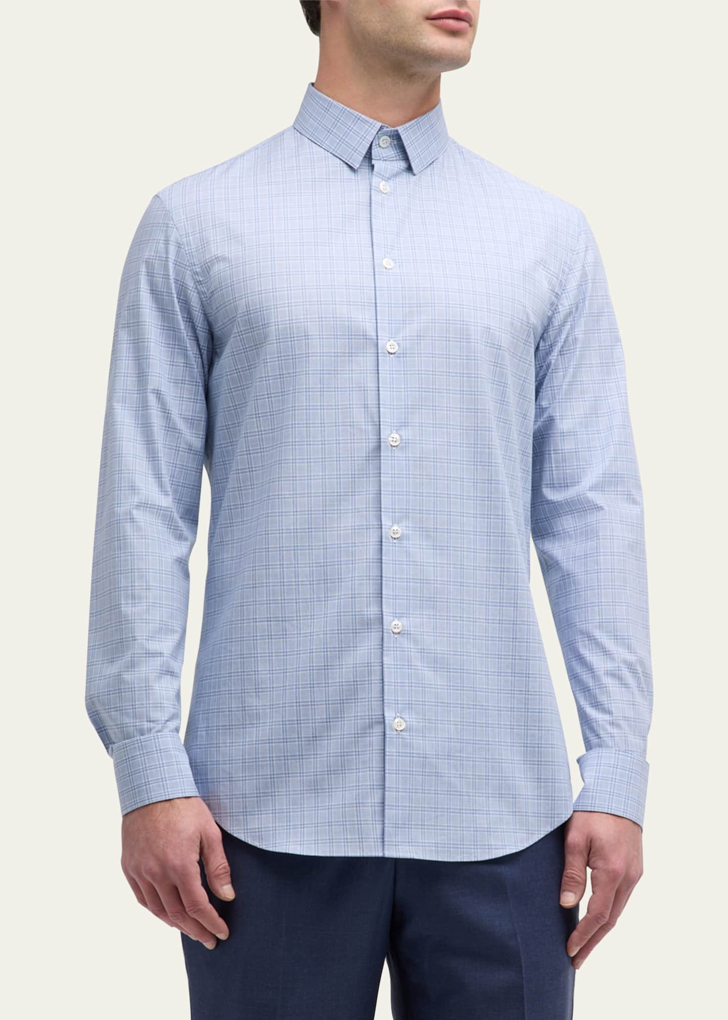 Giorgio Armani Men's Double-Box Sport Shirt Image 4 of 5