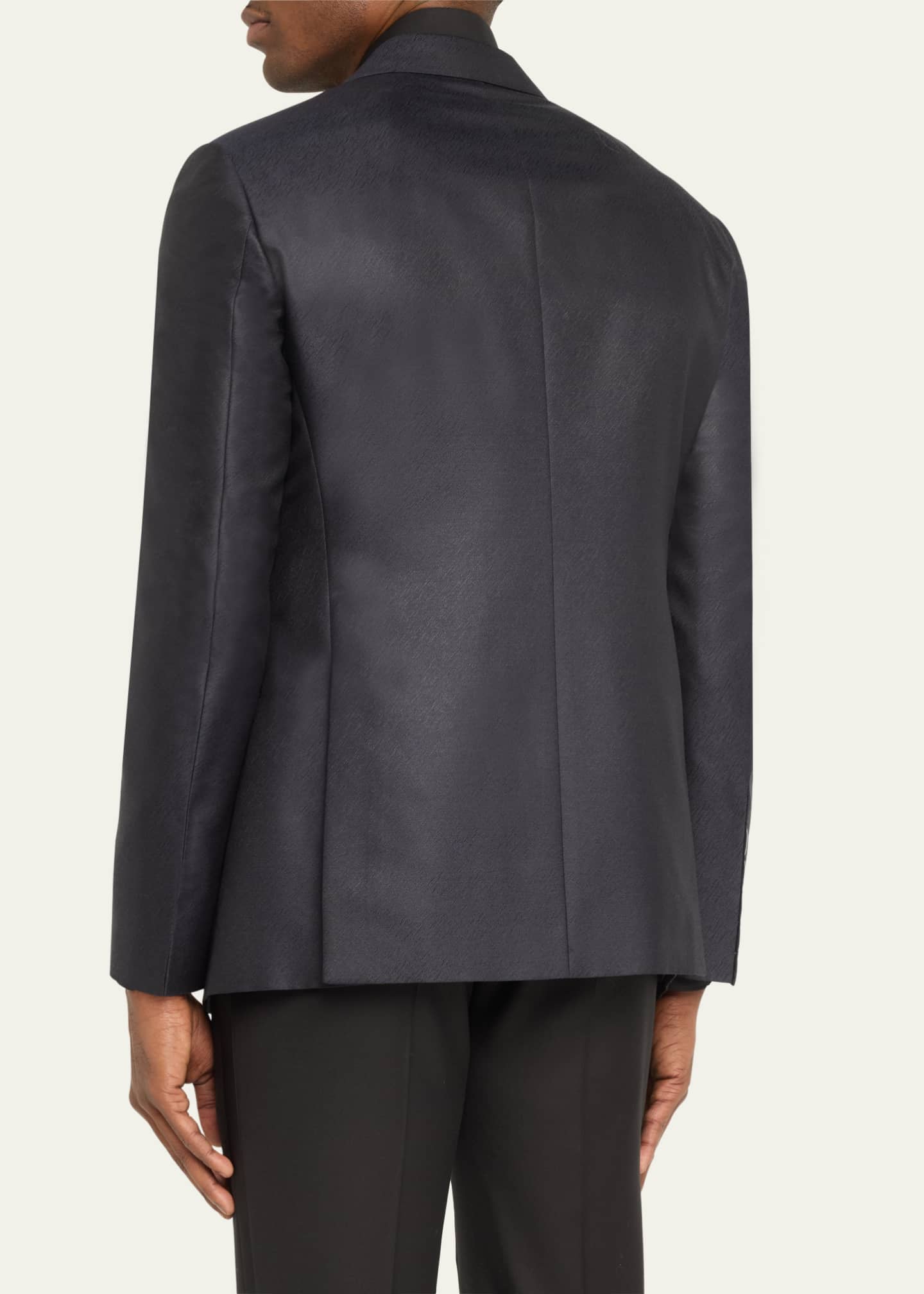 Giorgio Armani Men's Textured Dinner Jacket Image 3 of 5