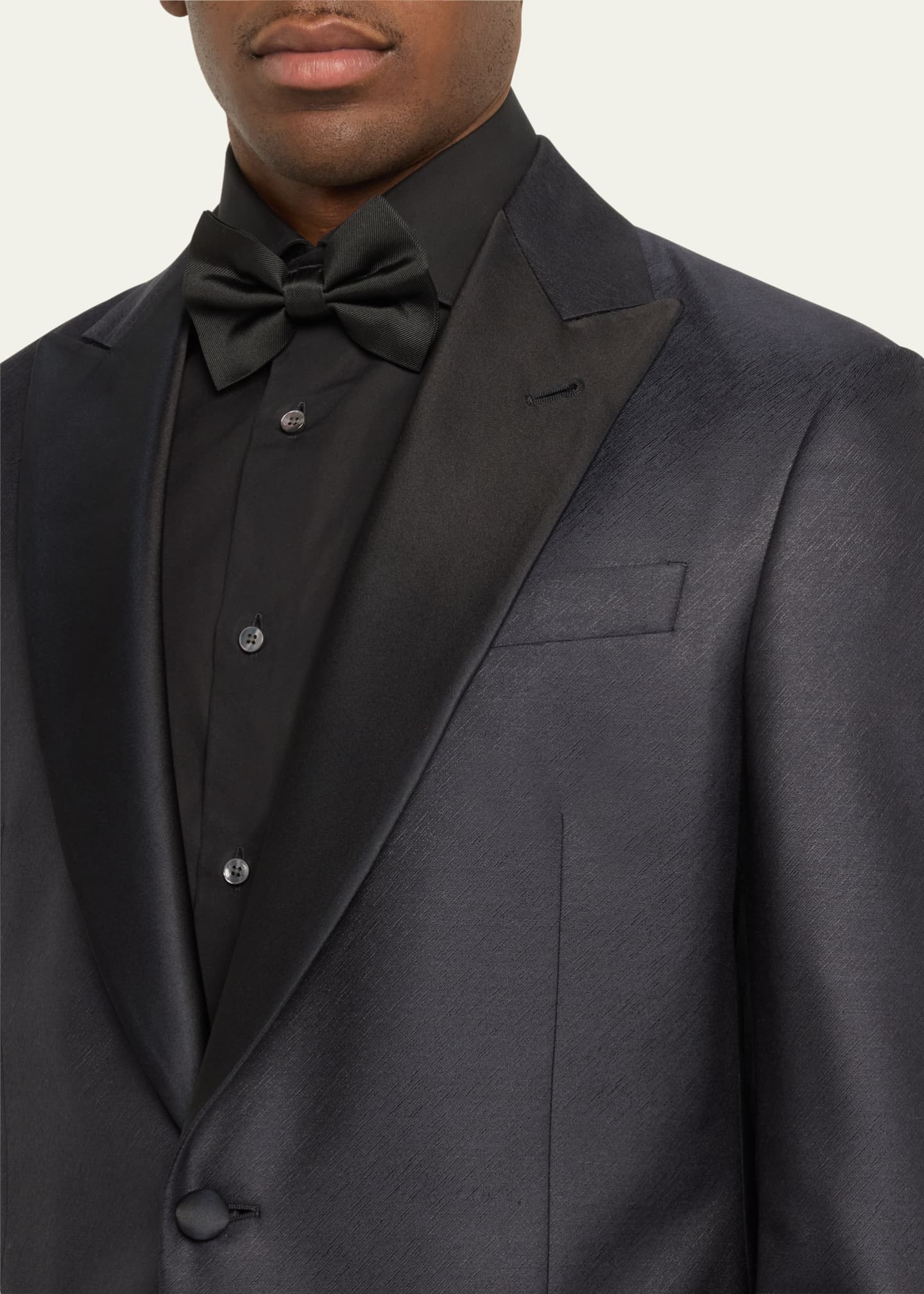 Giorgio Armani Men's Textured Dinner Jacket Image 5 of 5