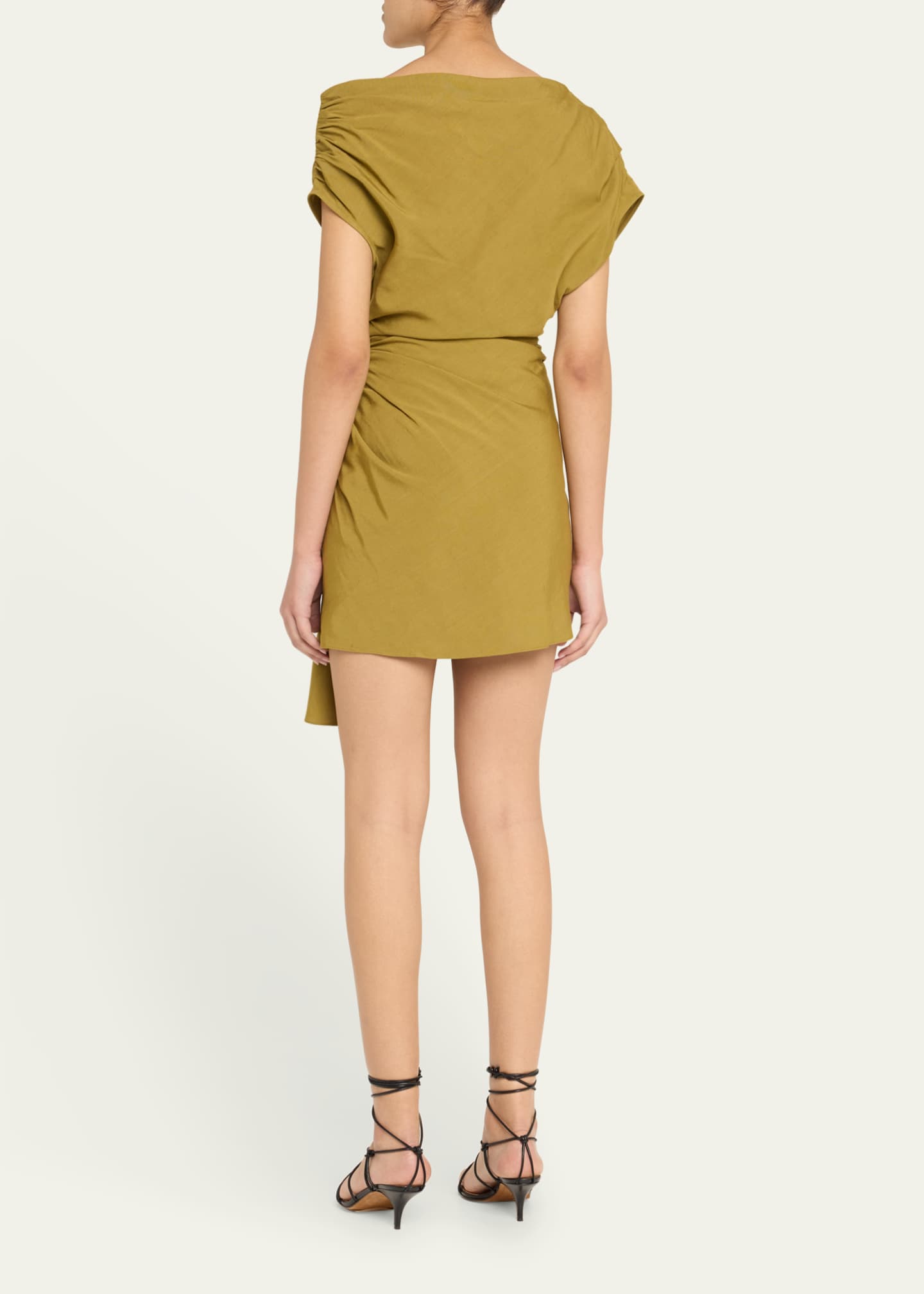 A.L.C. Poppy Ruched Off-The-Shoulder Mini Dress Image 3 of 5