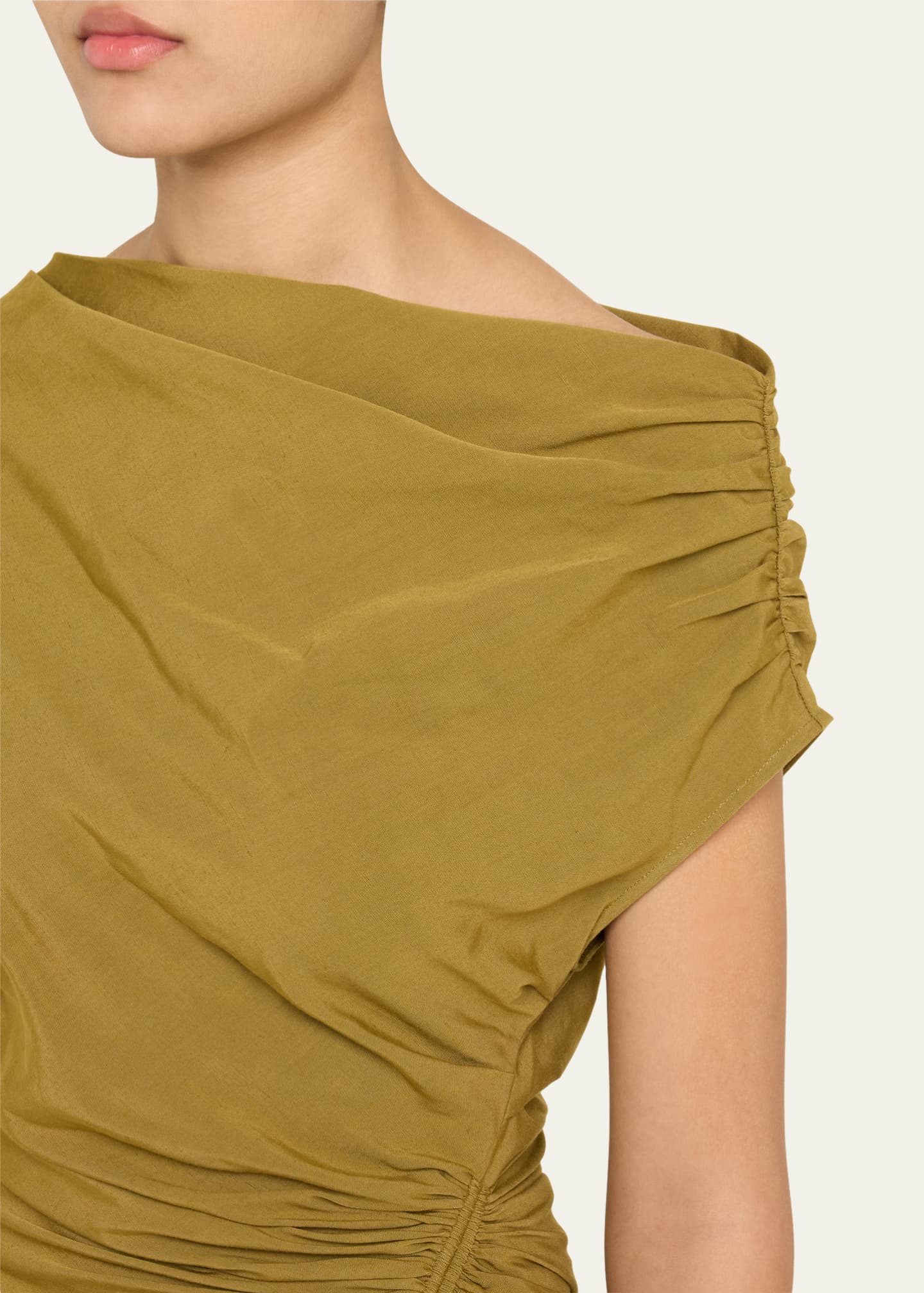 A.L.C. Poppy Ruched Off-The-Shoulder Mini Dress Image 5 of 5