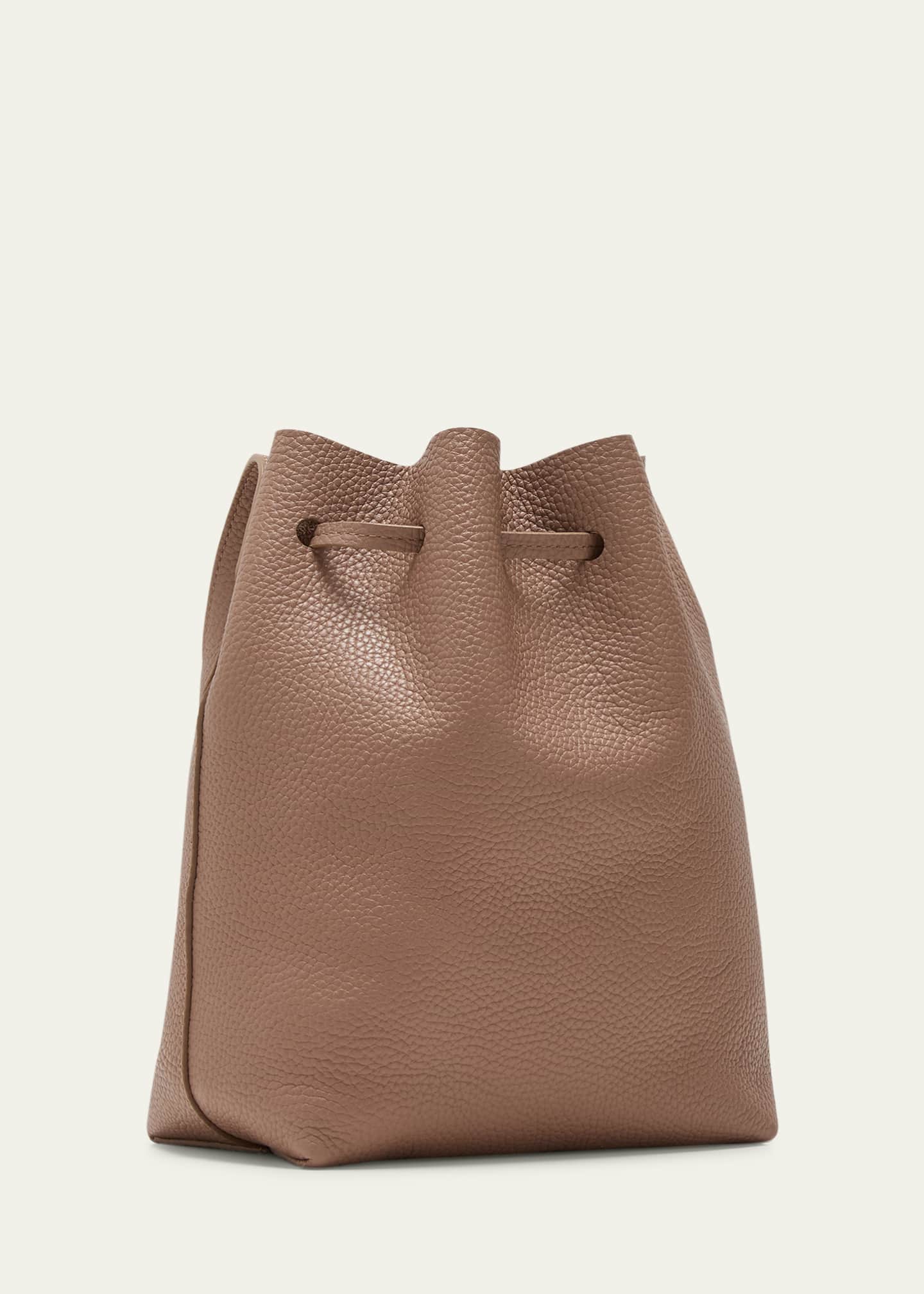 Mansur gavriel mini discount leather bucket bag