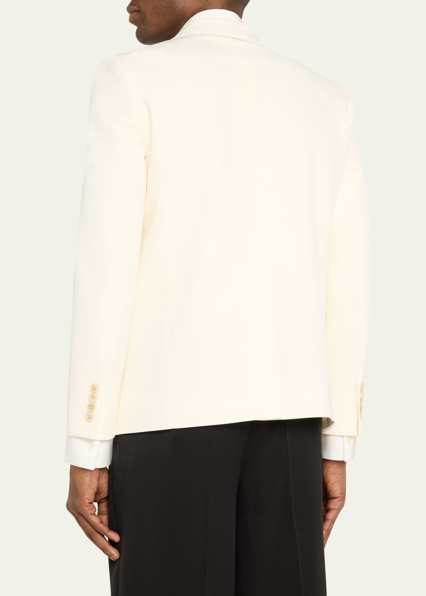 Saint Laurent Men's Single-Button Tuxedo Jacket Image 3 of 5