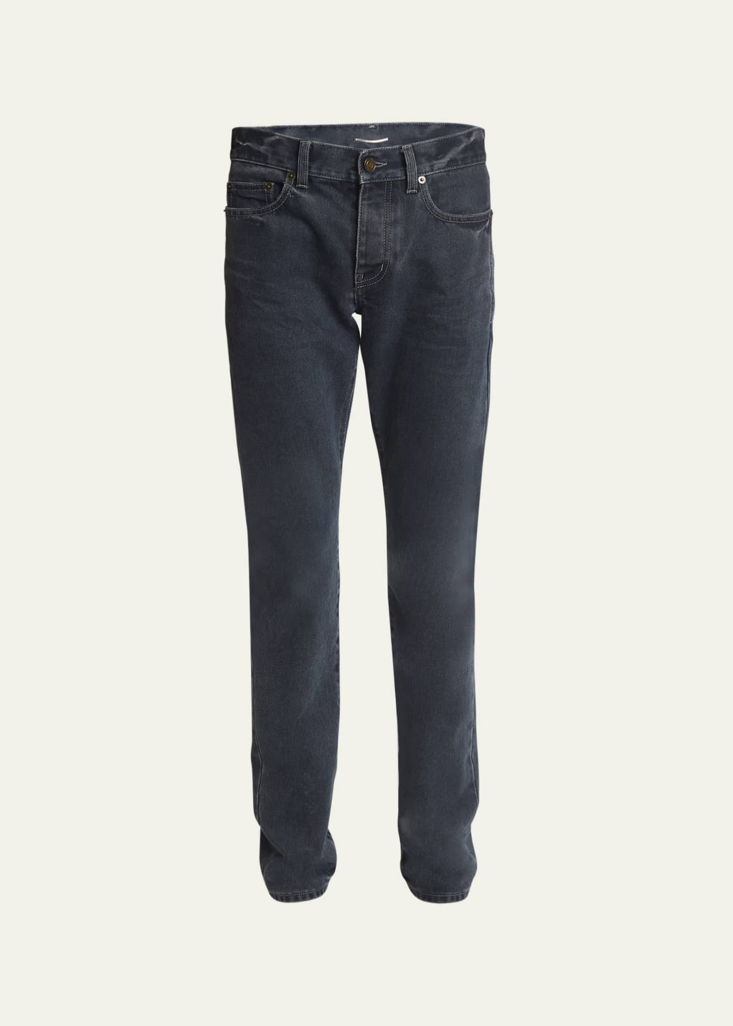 Saint Laurent Men's Slim-Fit Jeans Image 1 of 5