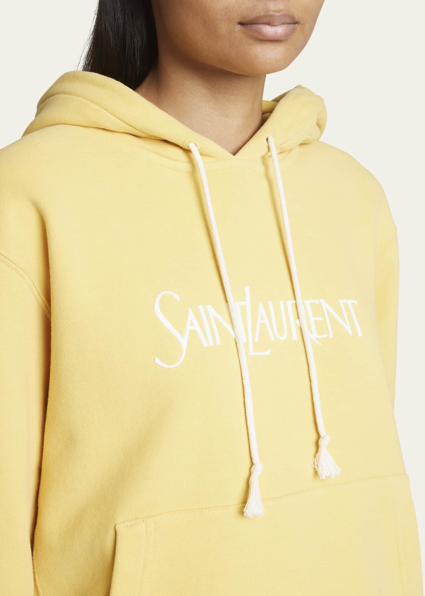 Saint laurent yellow hoodie 2025