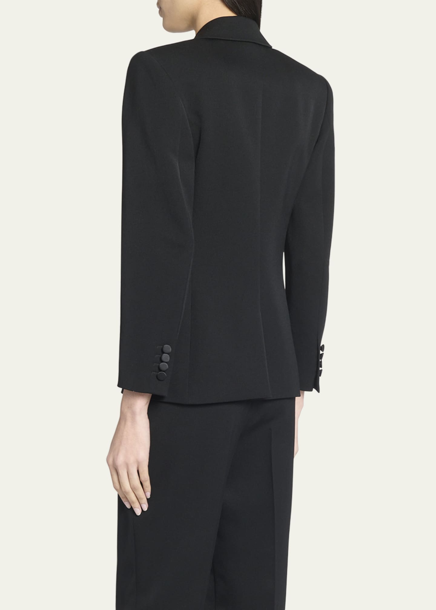 Saint Laurent Fitted Tuxedo Blazer Jacket - Bergdorf Goodman