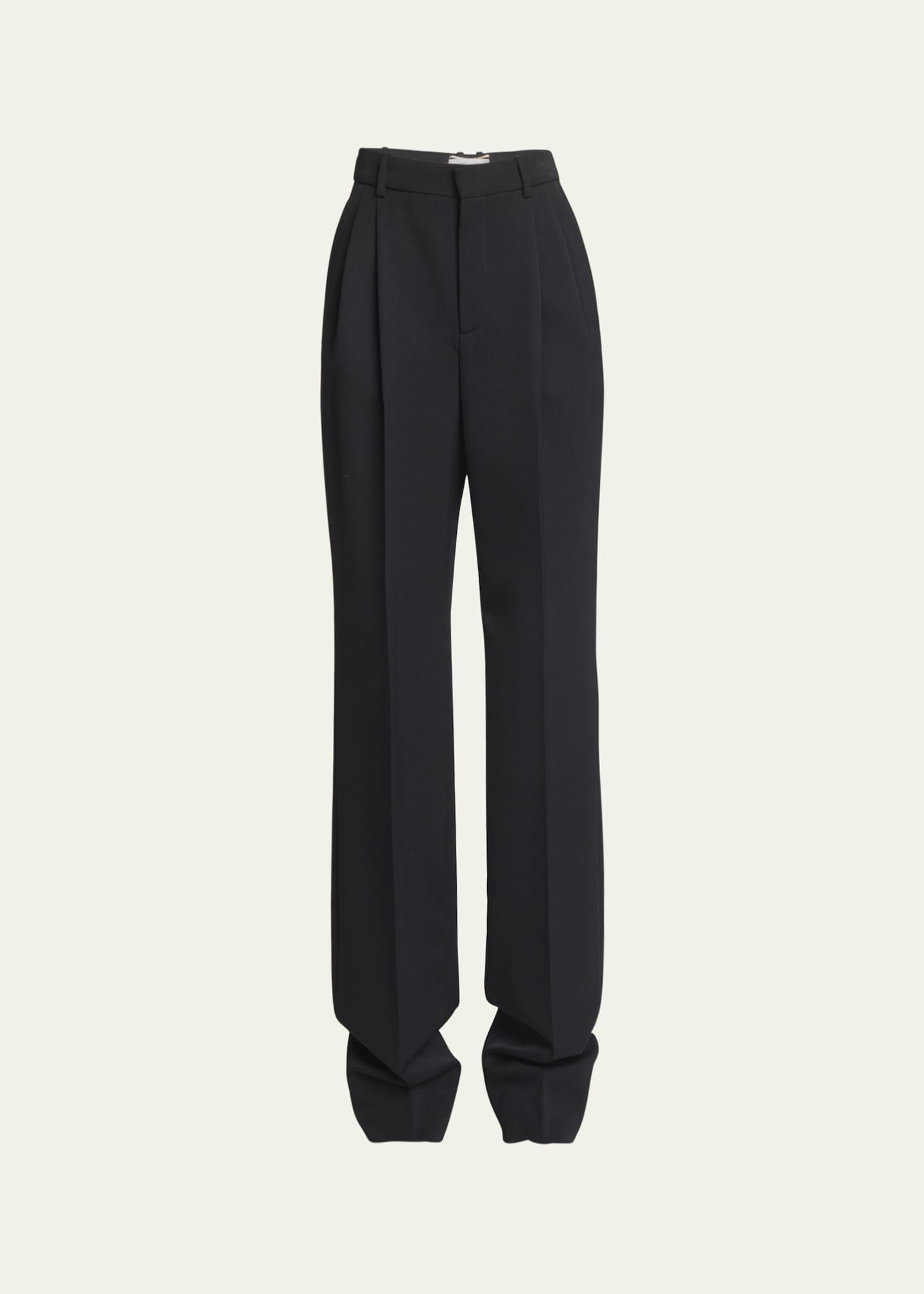 Saint Laurent Tailored Straight-Leg Trousers - Bergdorf Goodman