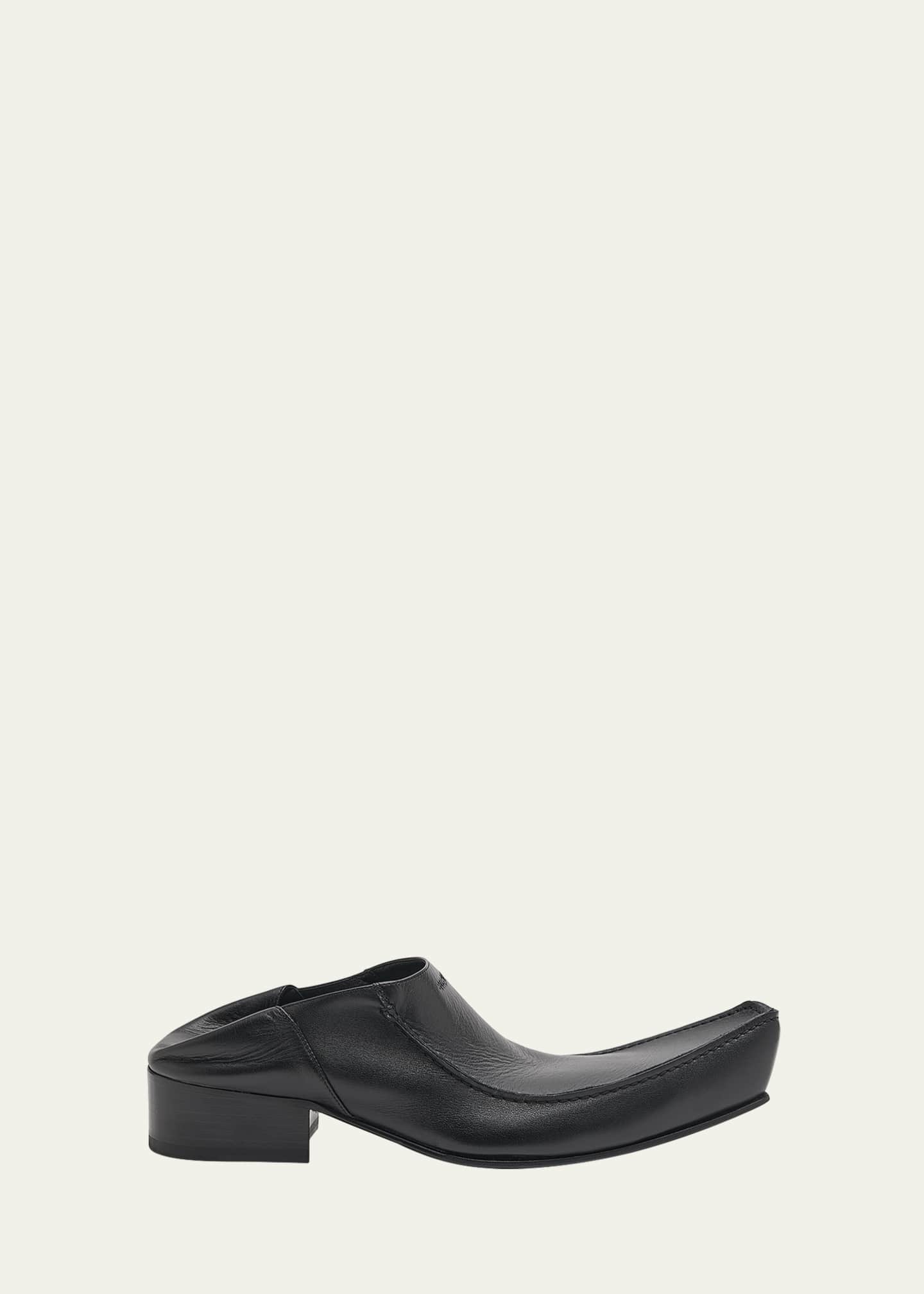 Balenciaga Men s Romeo Calfskin Mule Loafers