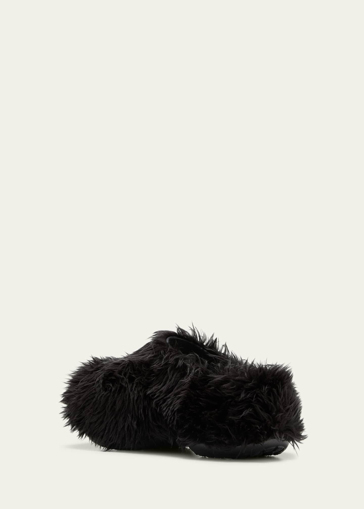 Balenciaga x Crocs Men s Faux Fur Mules Bergdorf Goodman