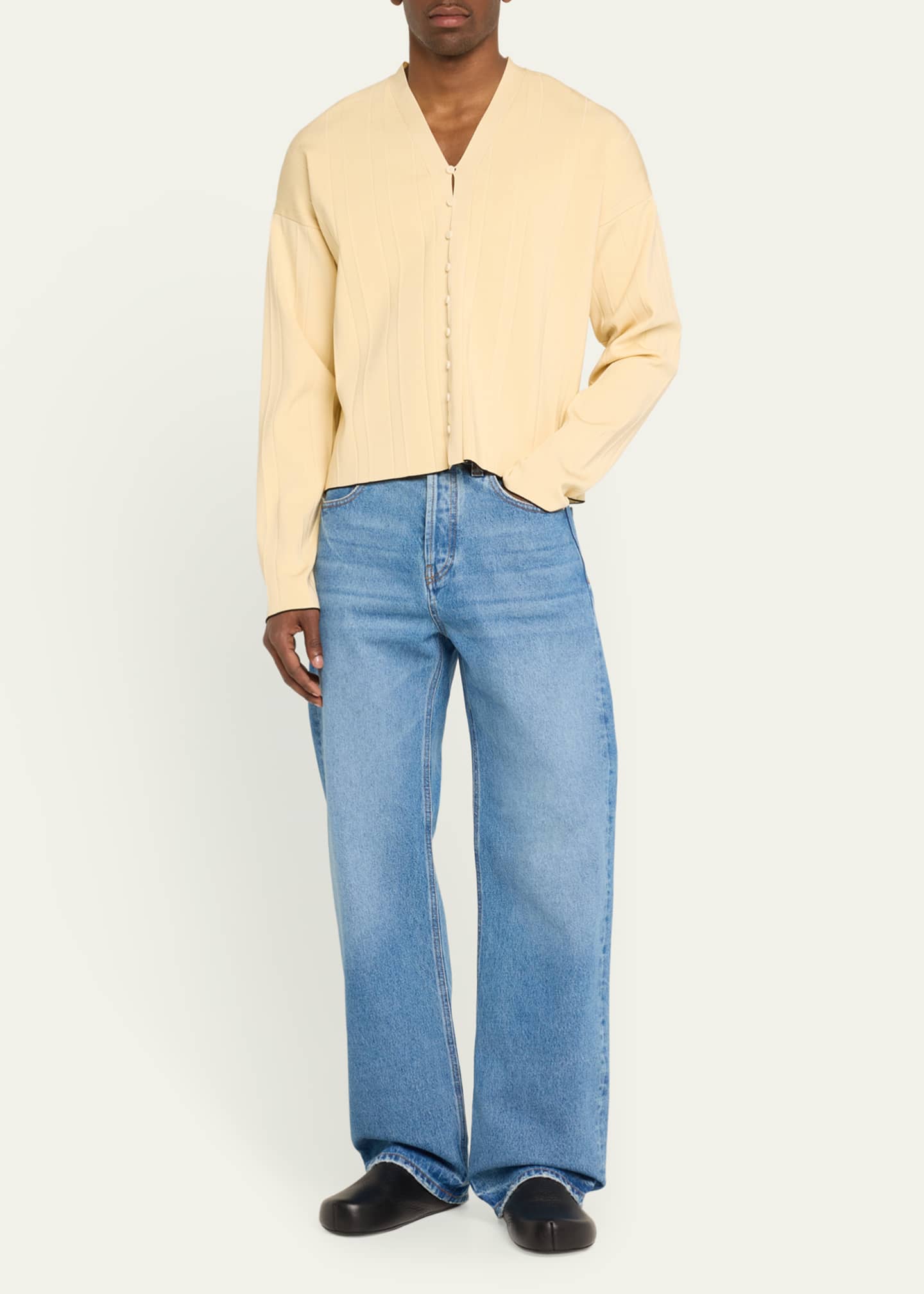 Jacquemus Men's Straight-Leg Jeans Image 2 of 5