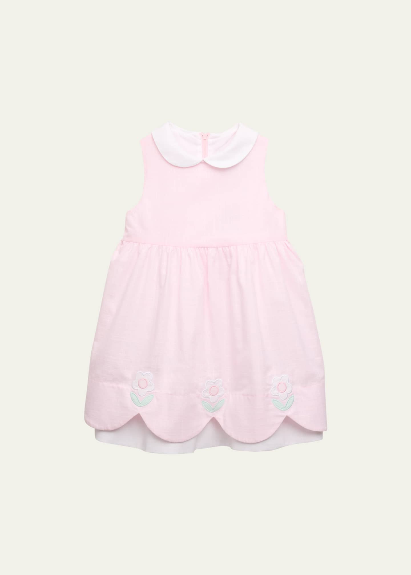 Robe Florence Eiseman Pour Fille Taille 10 - Coton Multicolore Ligne A Manches Courtes