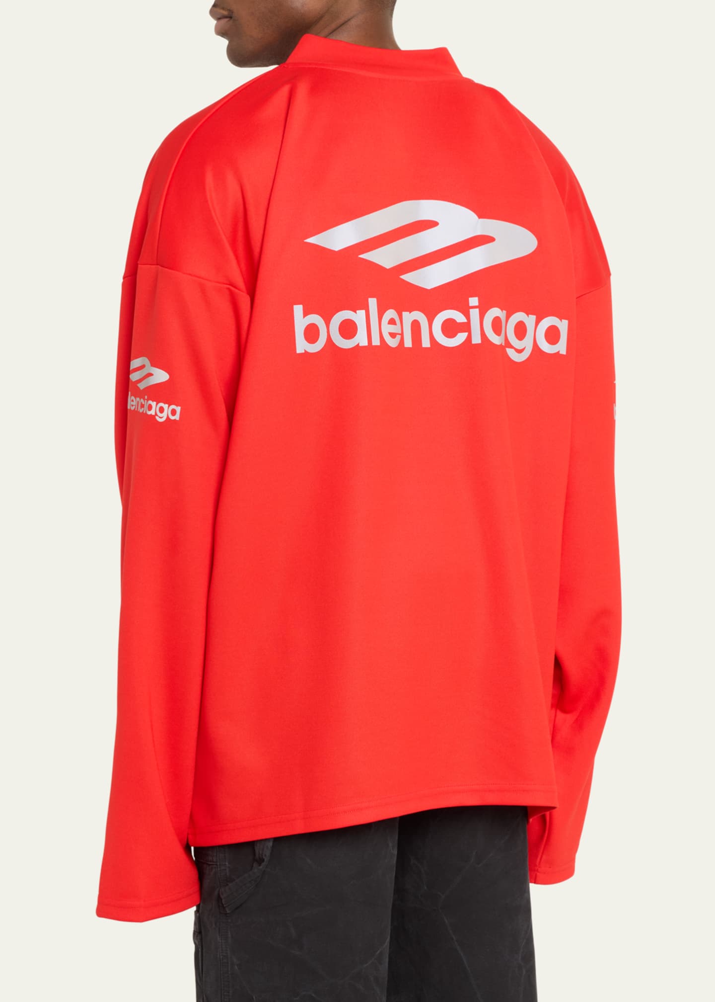 Balenciaga Men's 3B Sports Icon Ski T-Shirt Image 3 of 5