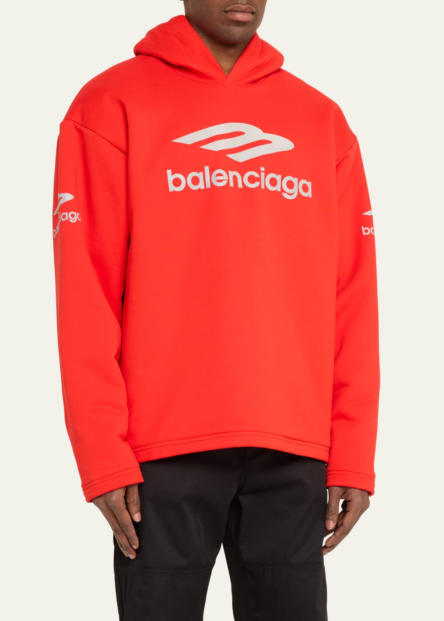Balenciaga Men s 3B Sports Icon Water Repellent Ski Hoodie