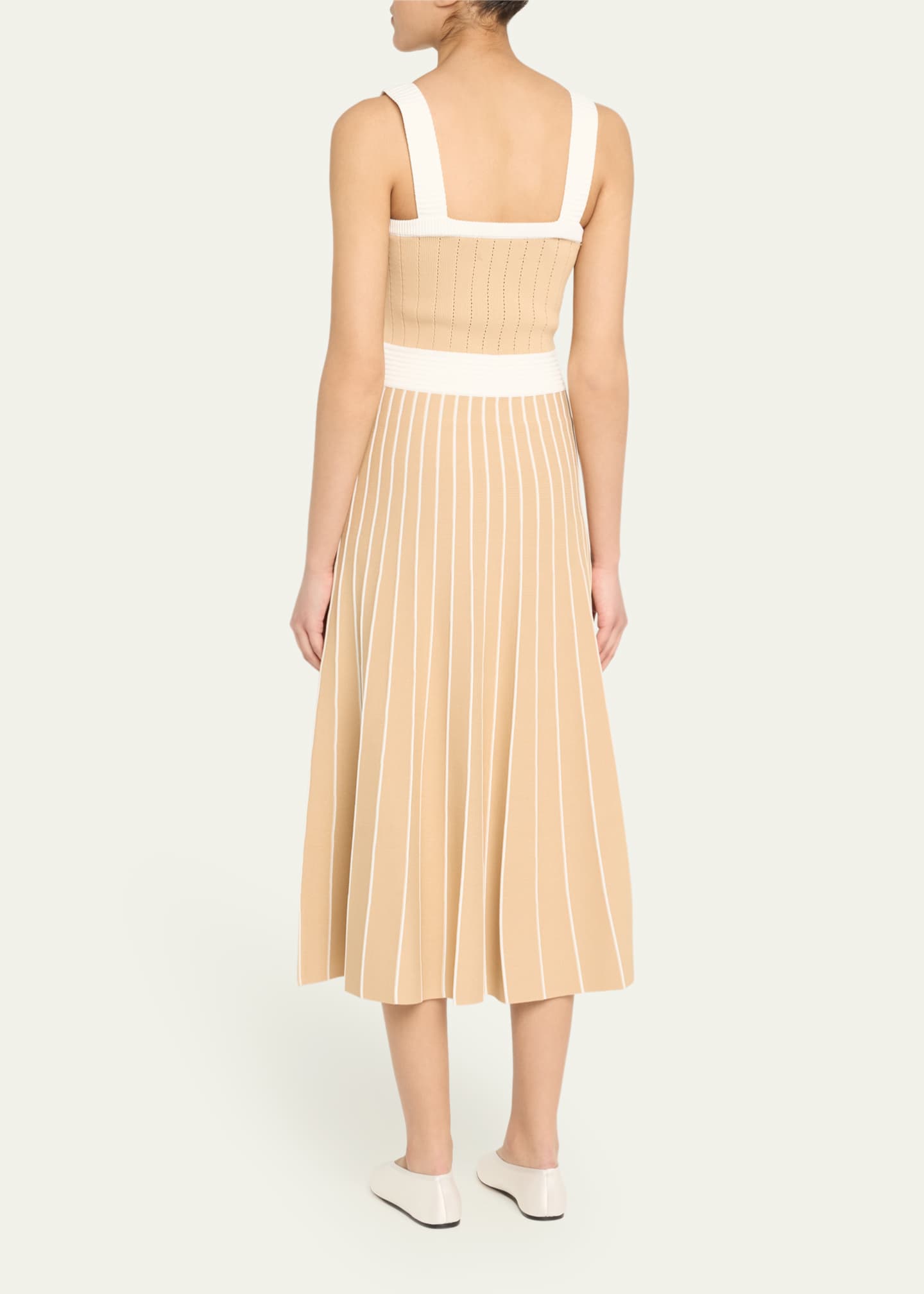 Cara Cara Aurora Fit & Flare Sleeveless Knit Midi Dress Image 3 of 5