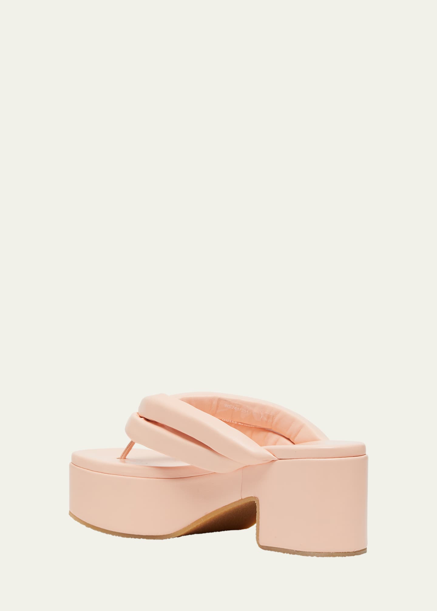 サンダル・ミュール DRIES VAN NOTEN Women Sandals WS2411197 White $740 Dries Van Noten Women's White Padded Leather Sandals