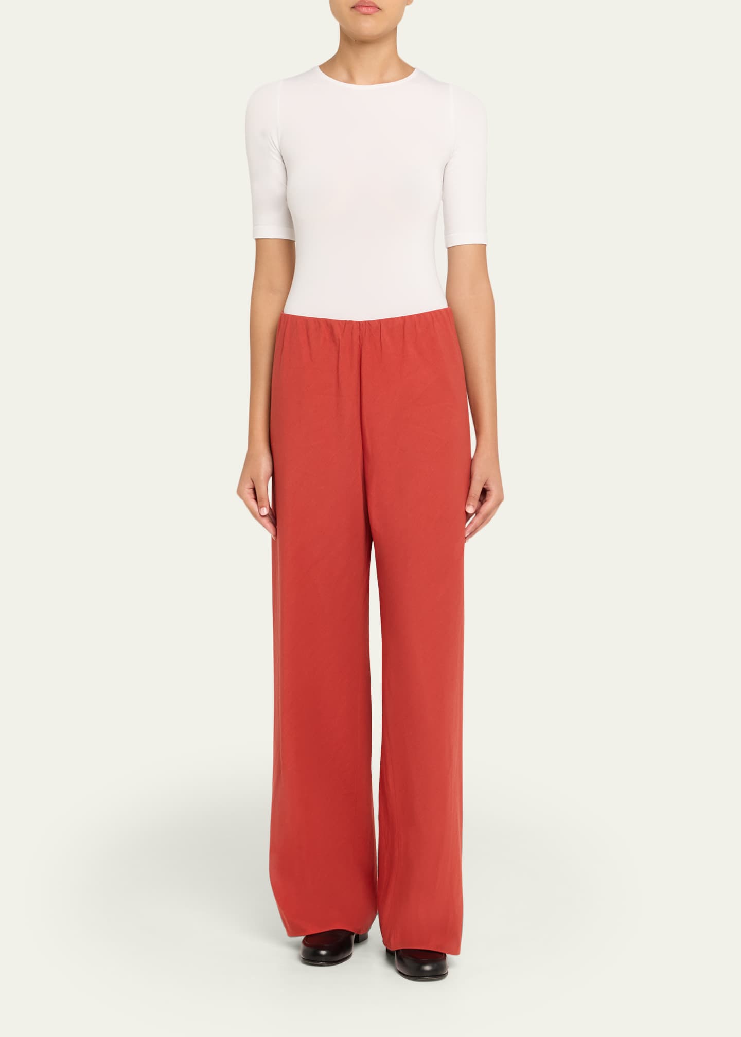 Vince High-Waist Cotton Bias Pants Image 2 of 5