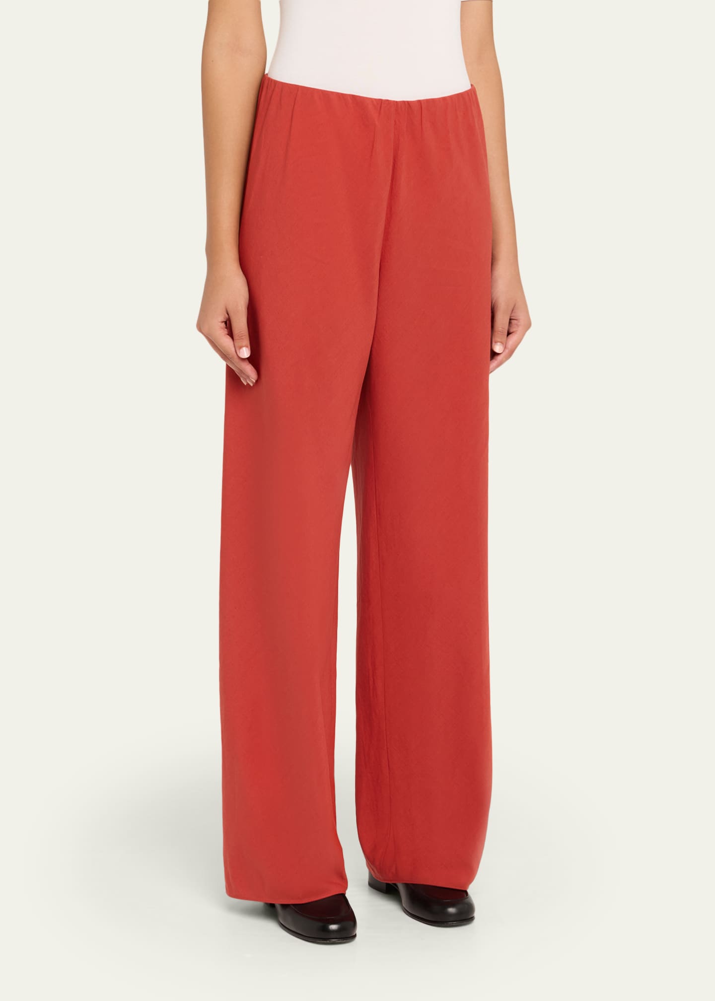 Vince High-Waist Cotton Bias Pants Image 4 of 5