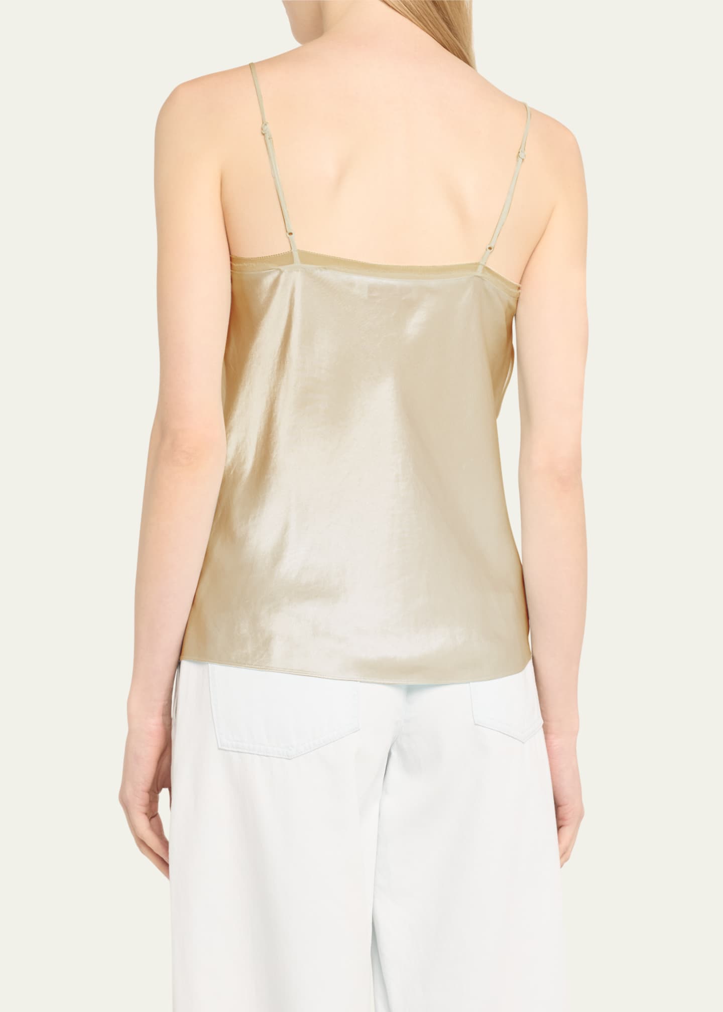 Luxurious Metallic Chiffon Camisole