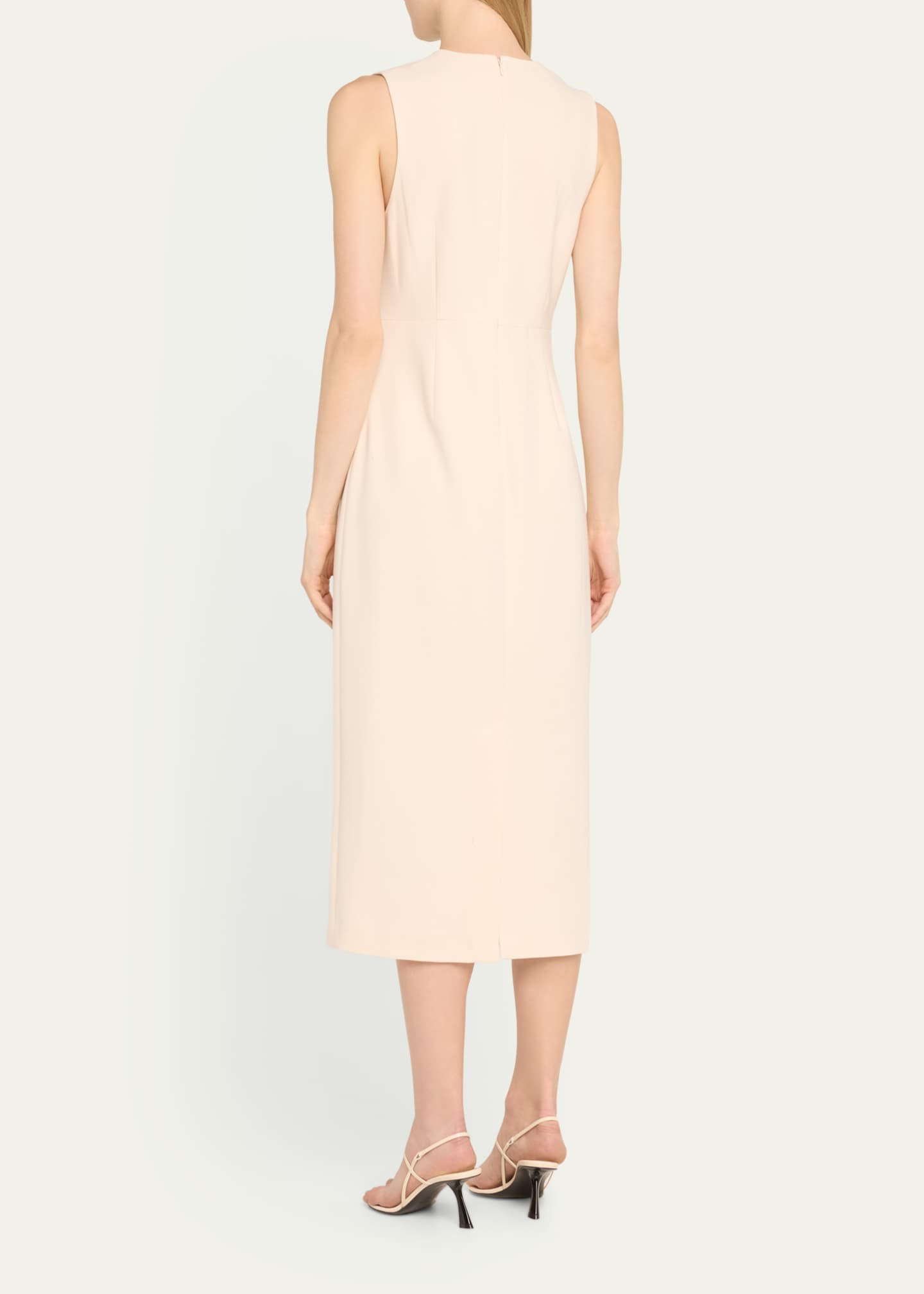 Sleeveless stretch sheath dress, Vince, Shop Midi Dresses