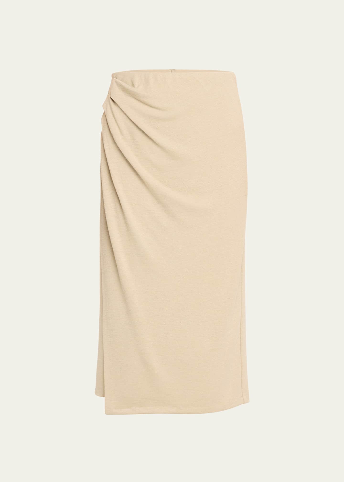 Jersey drape skirt cheap