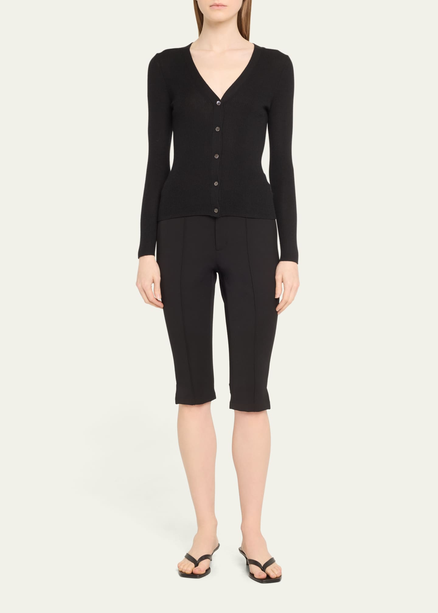 Vince Women s Mid Rise Slim Fit Capri Pants