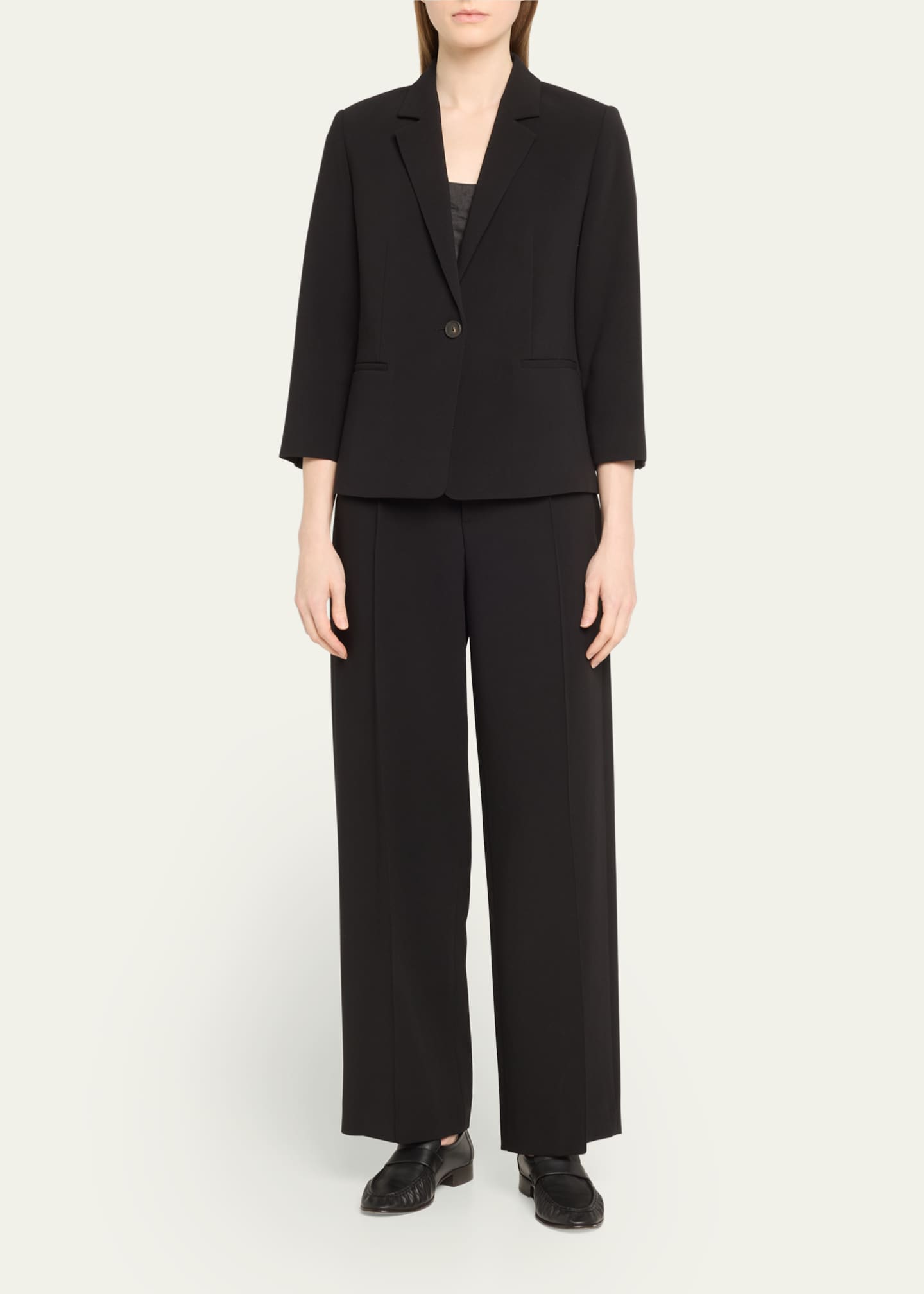 Vince Shrunken Bracelet-Sleeve Blazer Image 2 of 5