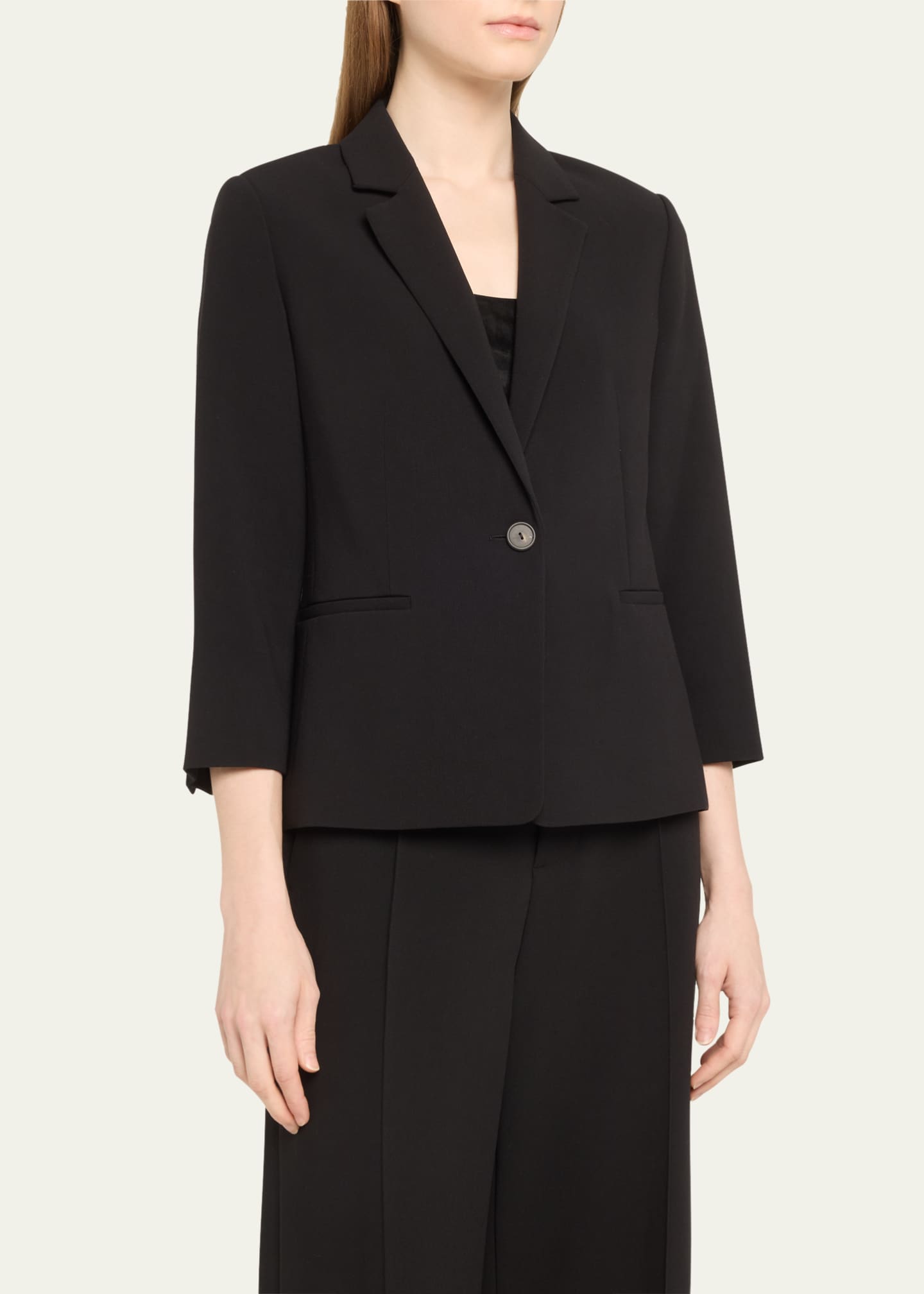 Vince Shrunken Bracelet-Sleeve Blazer Image 4 of 5