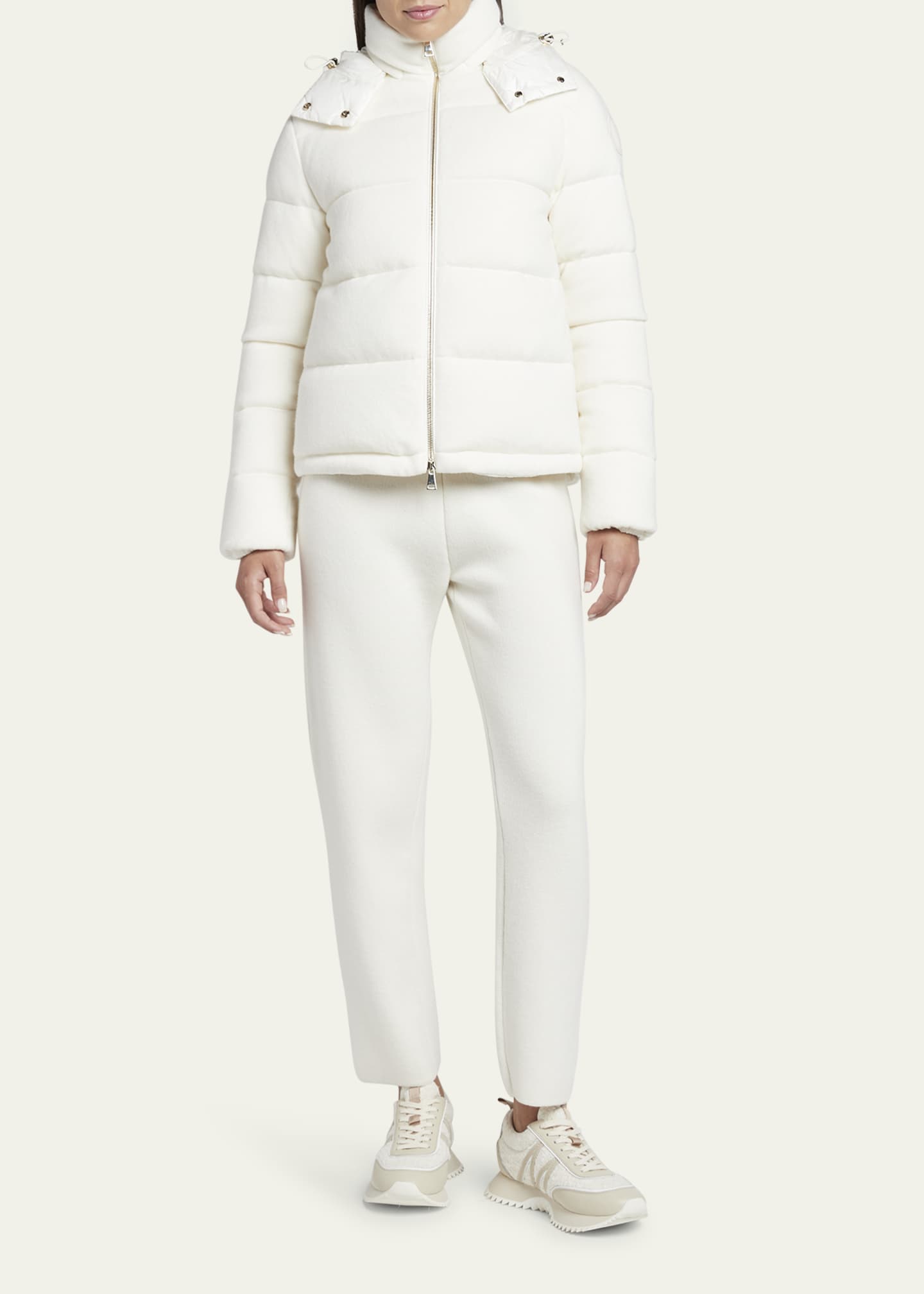 moncler cashmere puffer