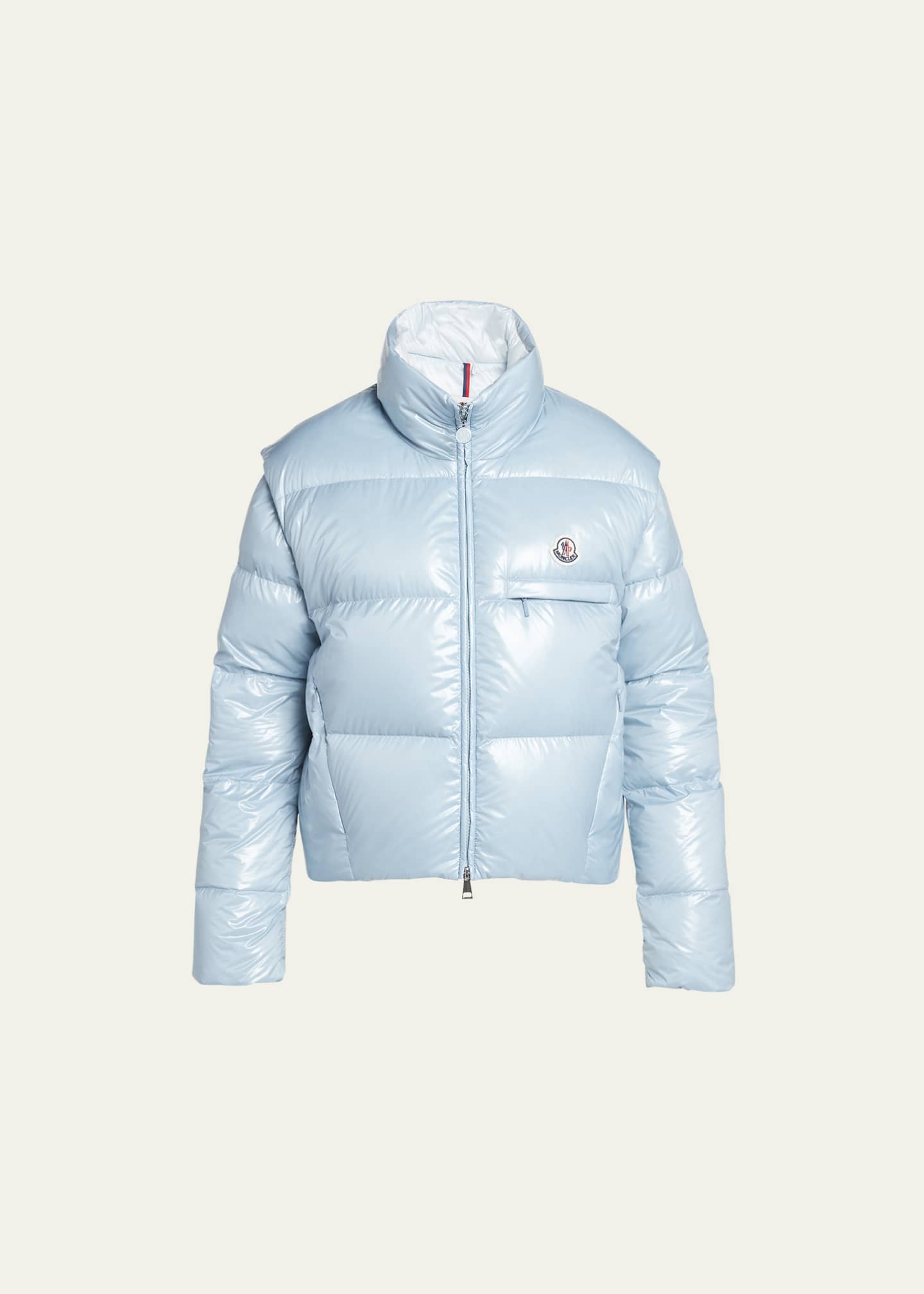 Moncler blue padded jacket outlet