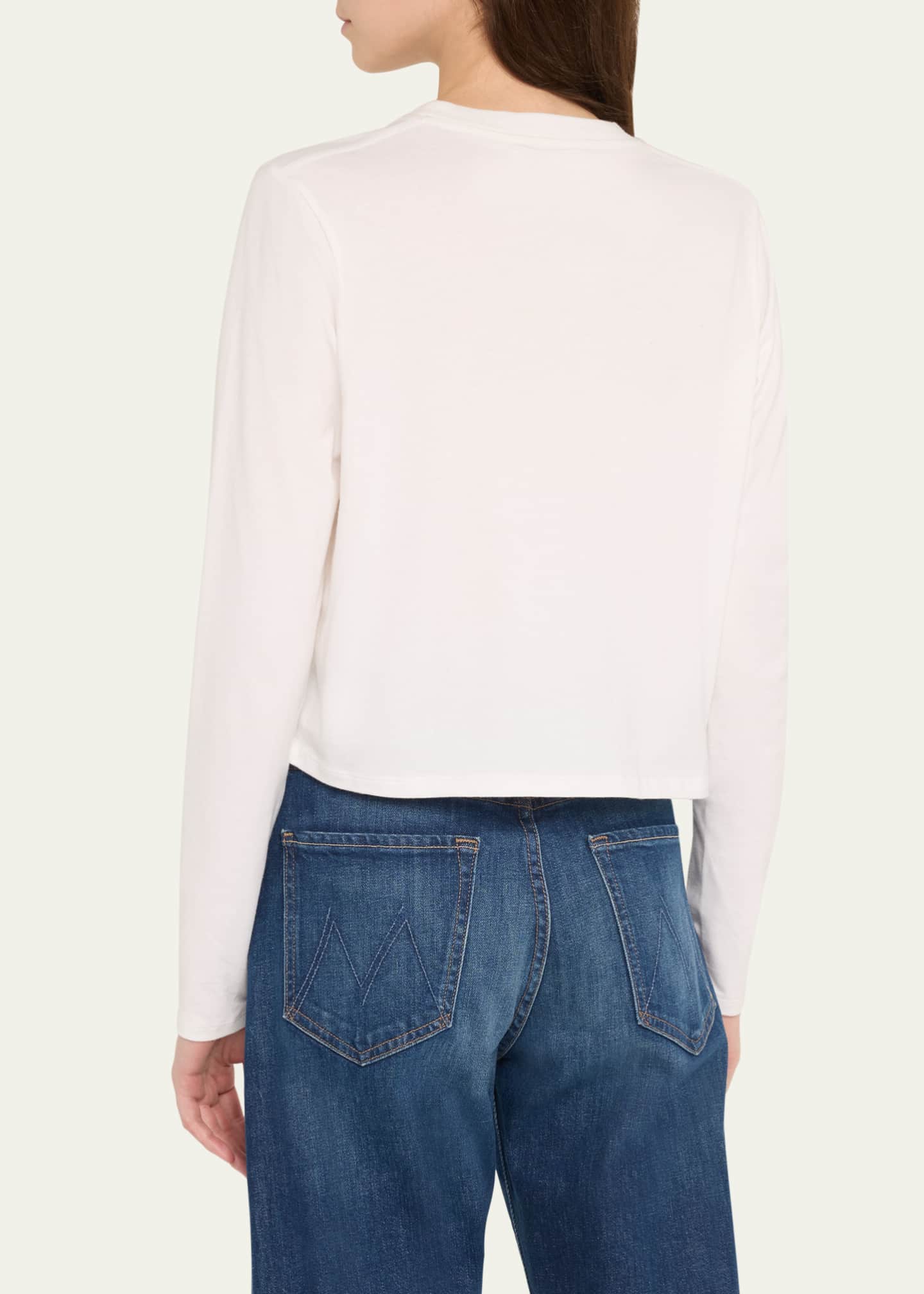 Loulou Studio Masal Long-Sleeve Supima Cotton Shirt Image 3 of 5