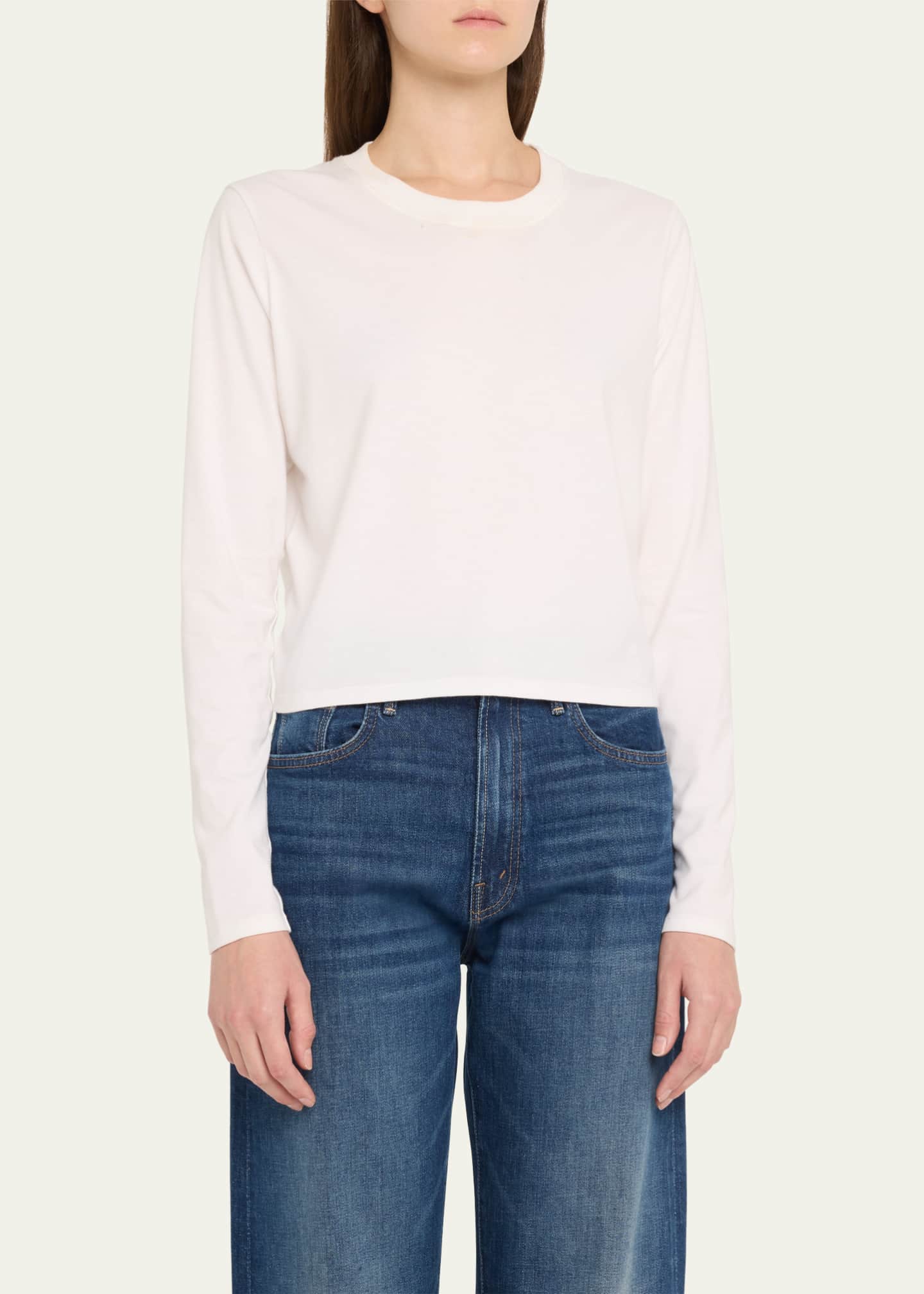 Loulou Studio Masal Long-Sleeve Supima Cotton Shirt Image 4 of 5