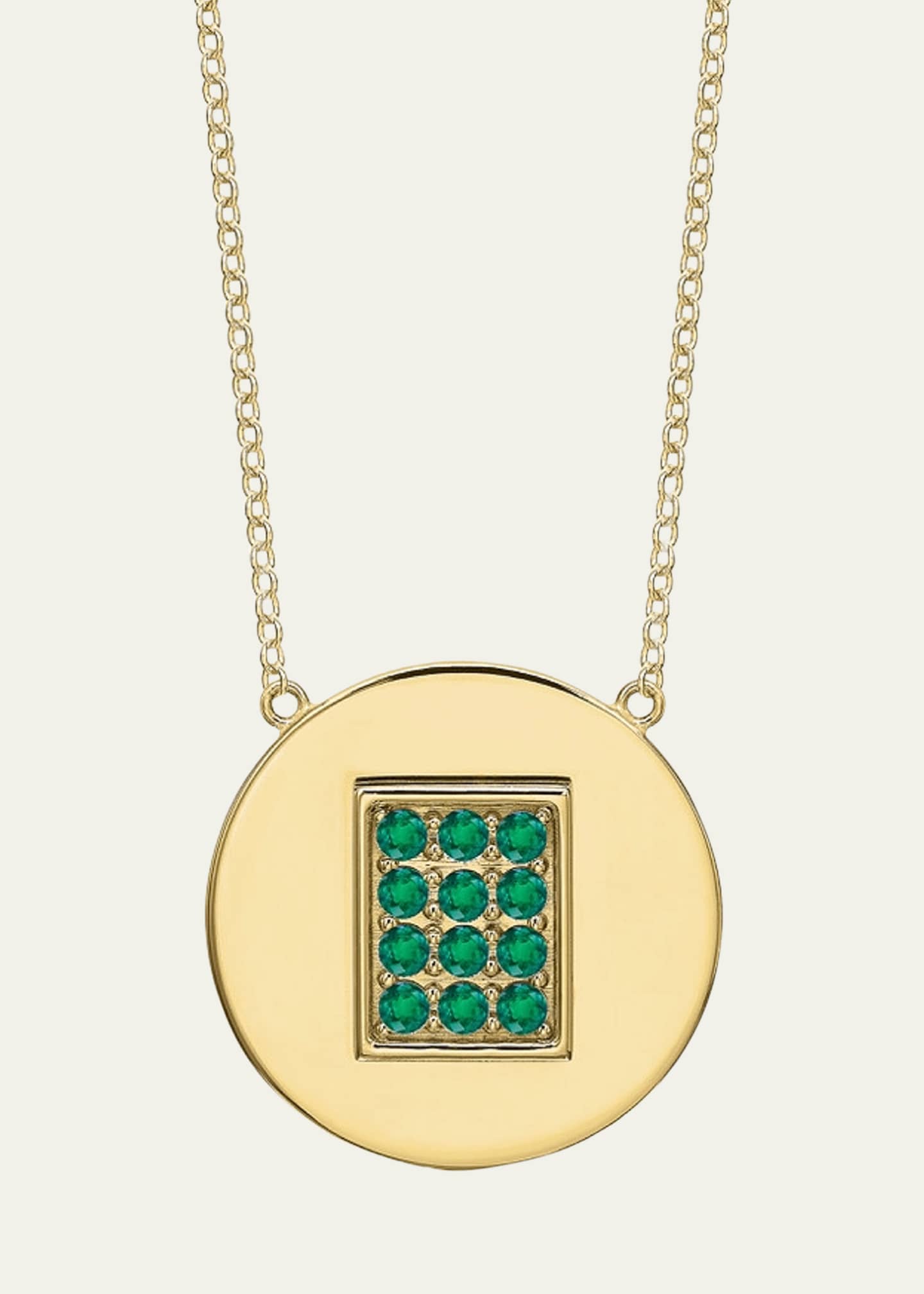 Tracee Nichols 14K Gold Emerald Birthstone Necklace