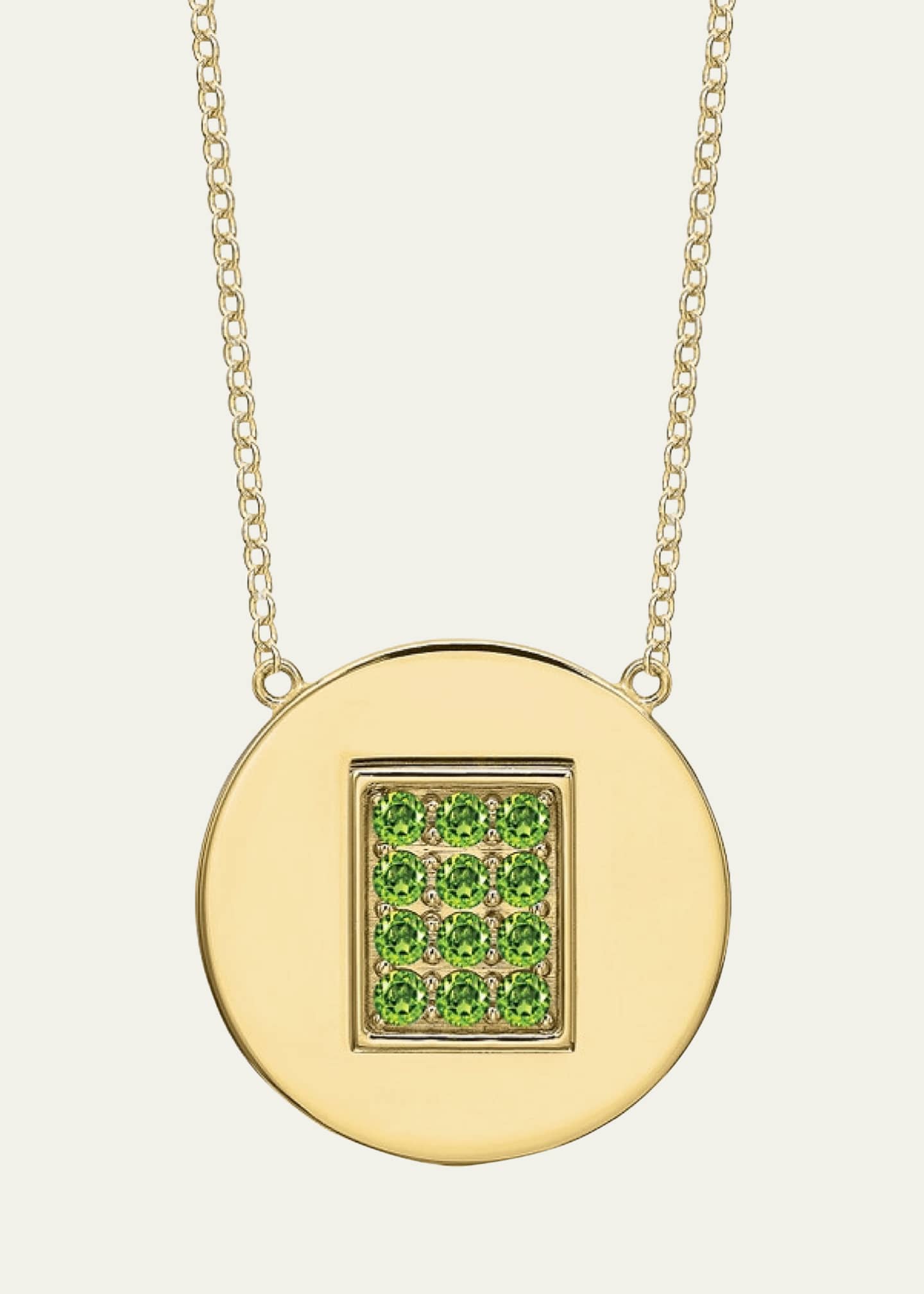 Tracee Nichols 14K Gold Peridot Birthstone Necklace