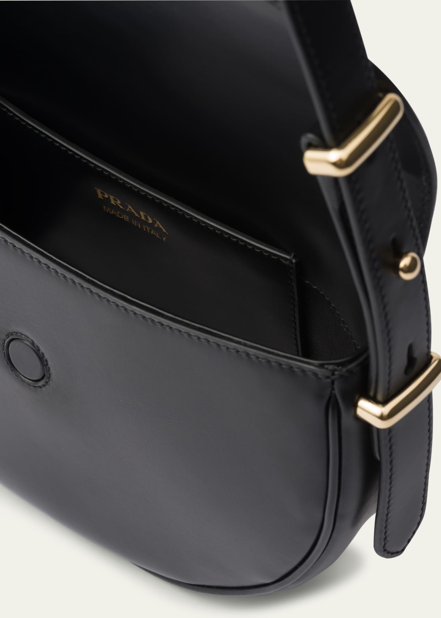 Prada pebbled leather deals crossbody bag