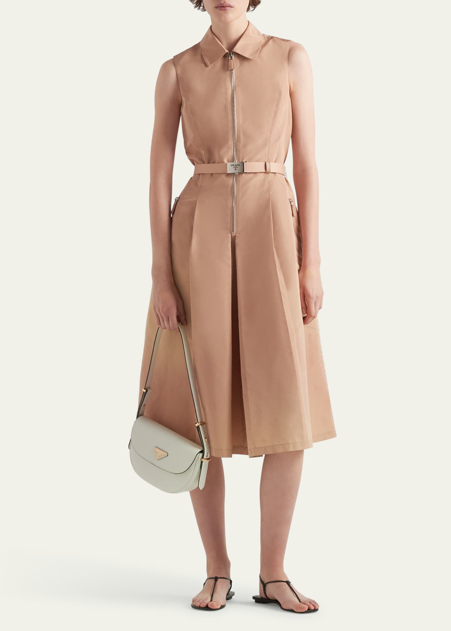 Prada Flap Leather Crossbody Bag Image 5 of 5