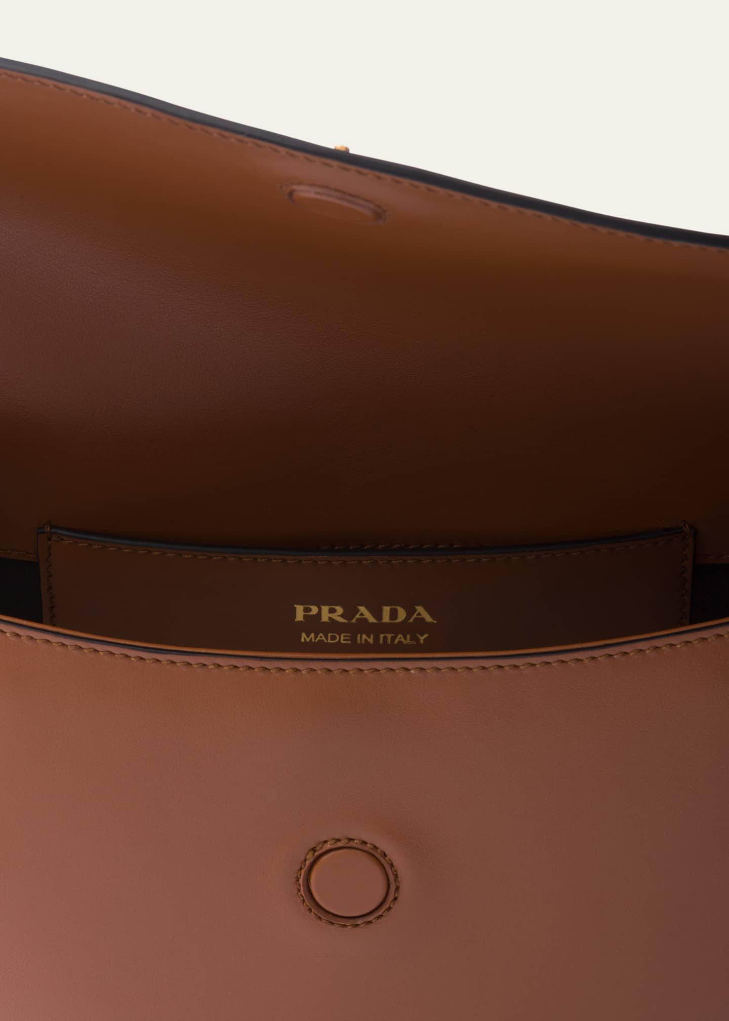 Prada Flap Leather Crossbody Bag Image 4 of 5
