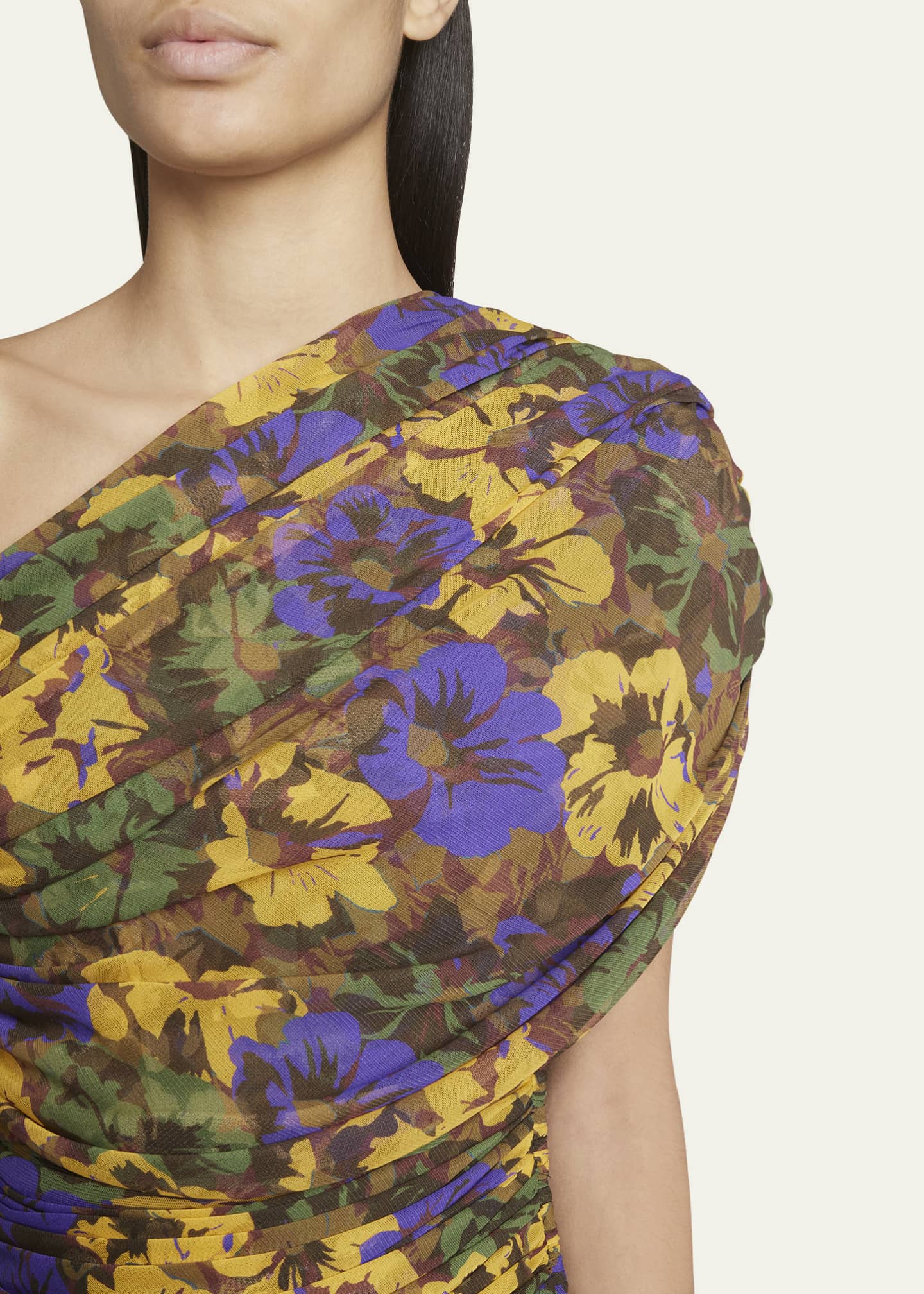 ワンピース Saint Laurent Printed silk mini dress SAINT LAURENT Printed Silk Mini Dress | italist | REVERSIBLE
