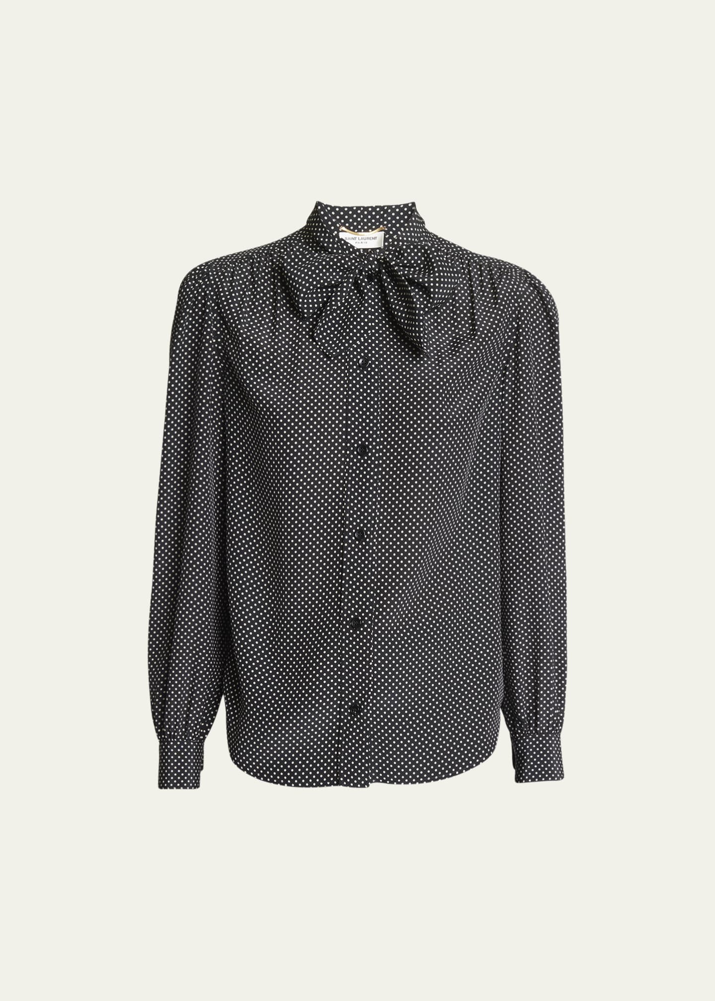 Saint laurent silk blouse cheap