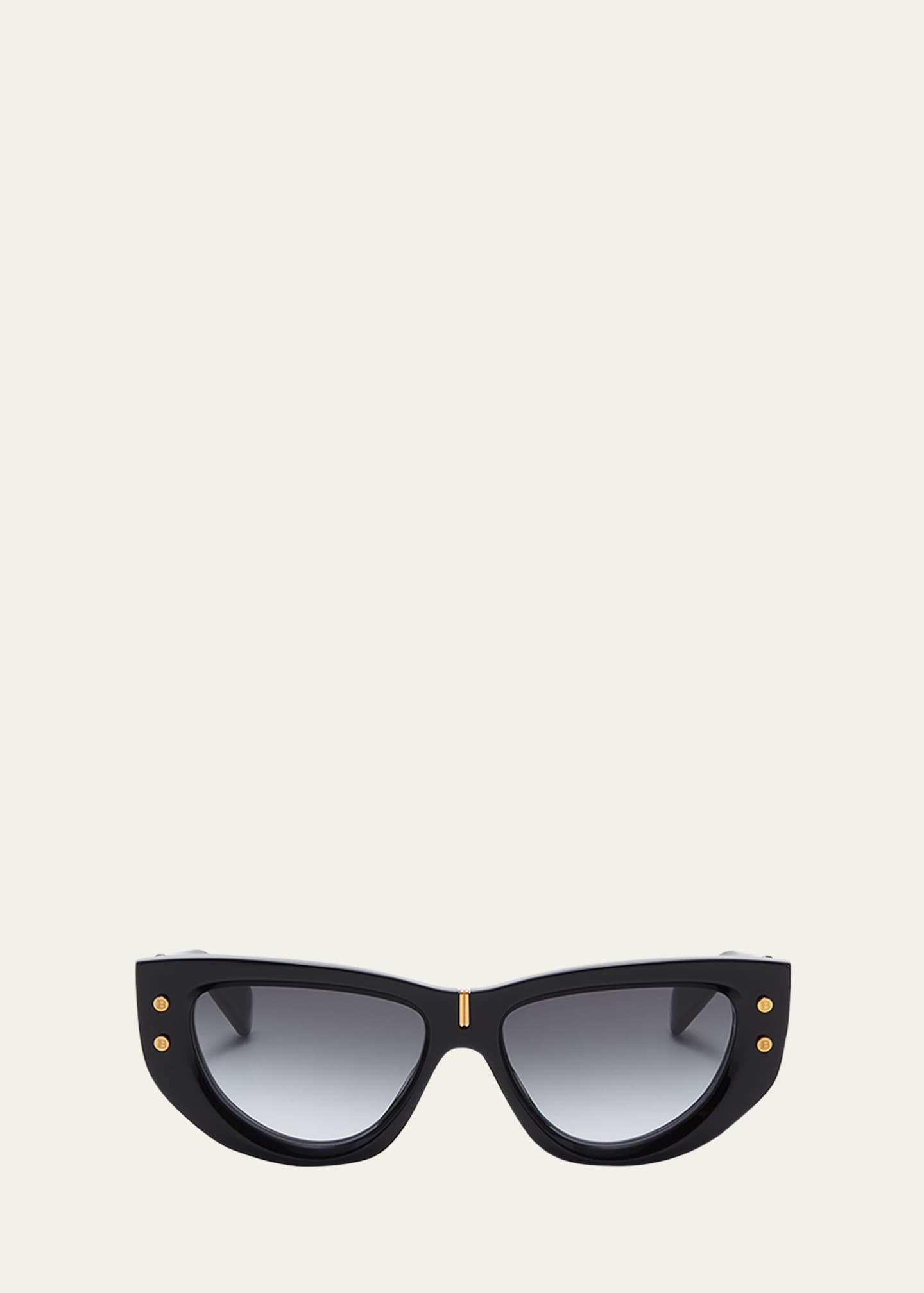 Balmain B-Muse Acetate & Titanium Cat-Eye Sunglasses