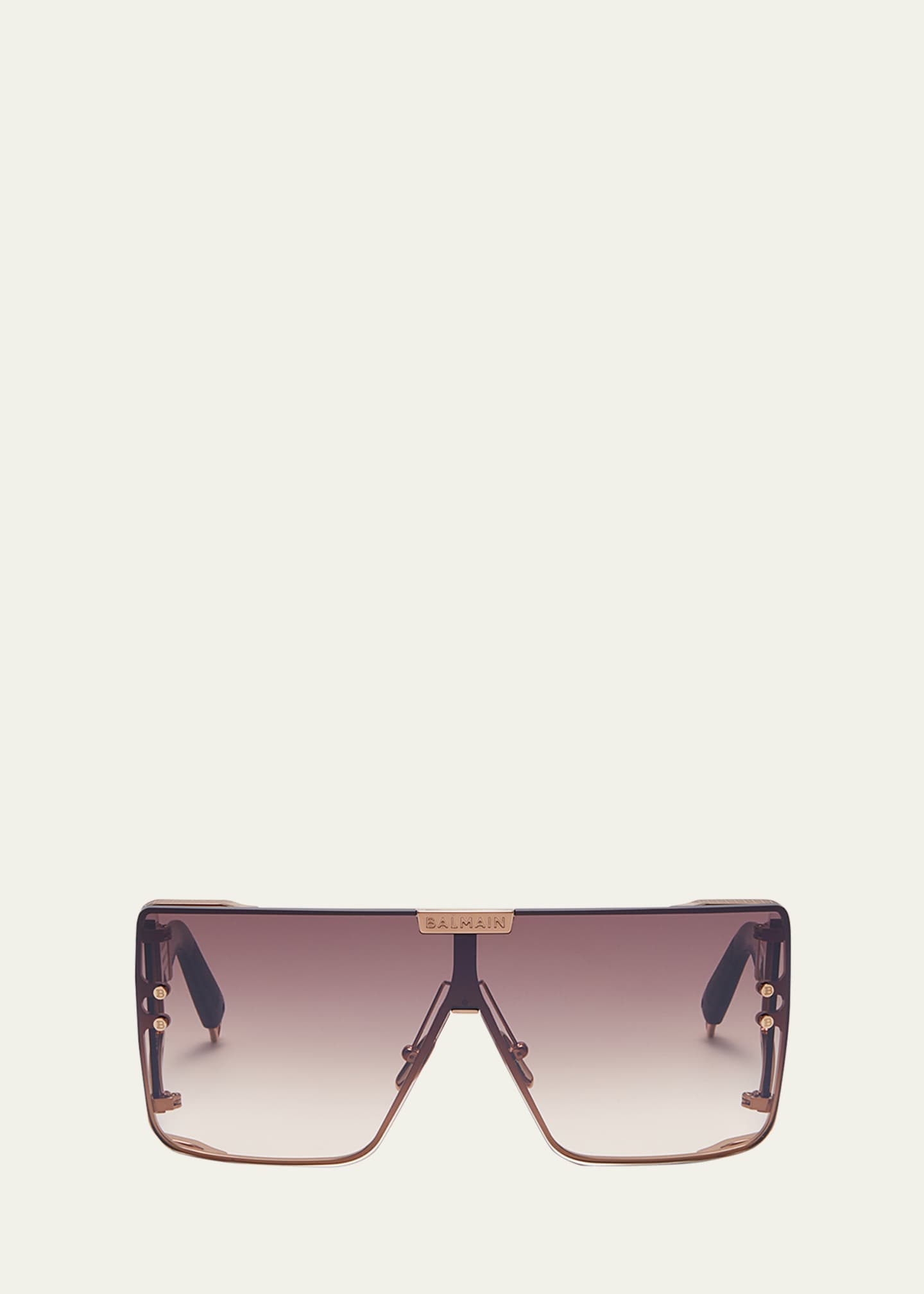 Balmain Wonder Boy LTD Titanium Acetate Shield Sunglasses