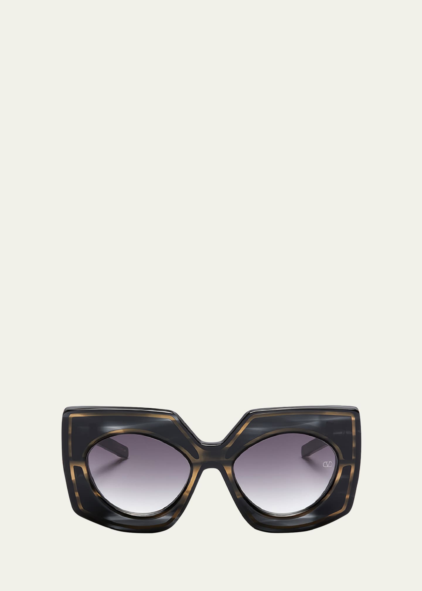 Valentino Garavani V Soul Acetate Butterfly Sunglasses Bergdorf