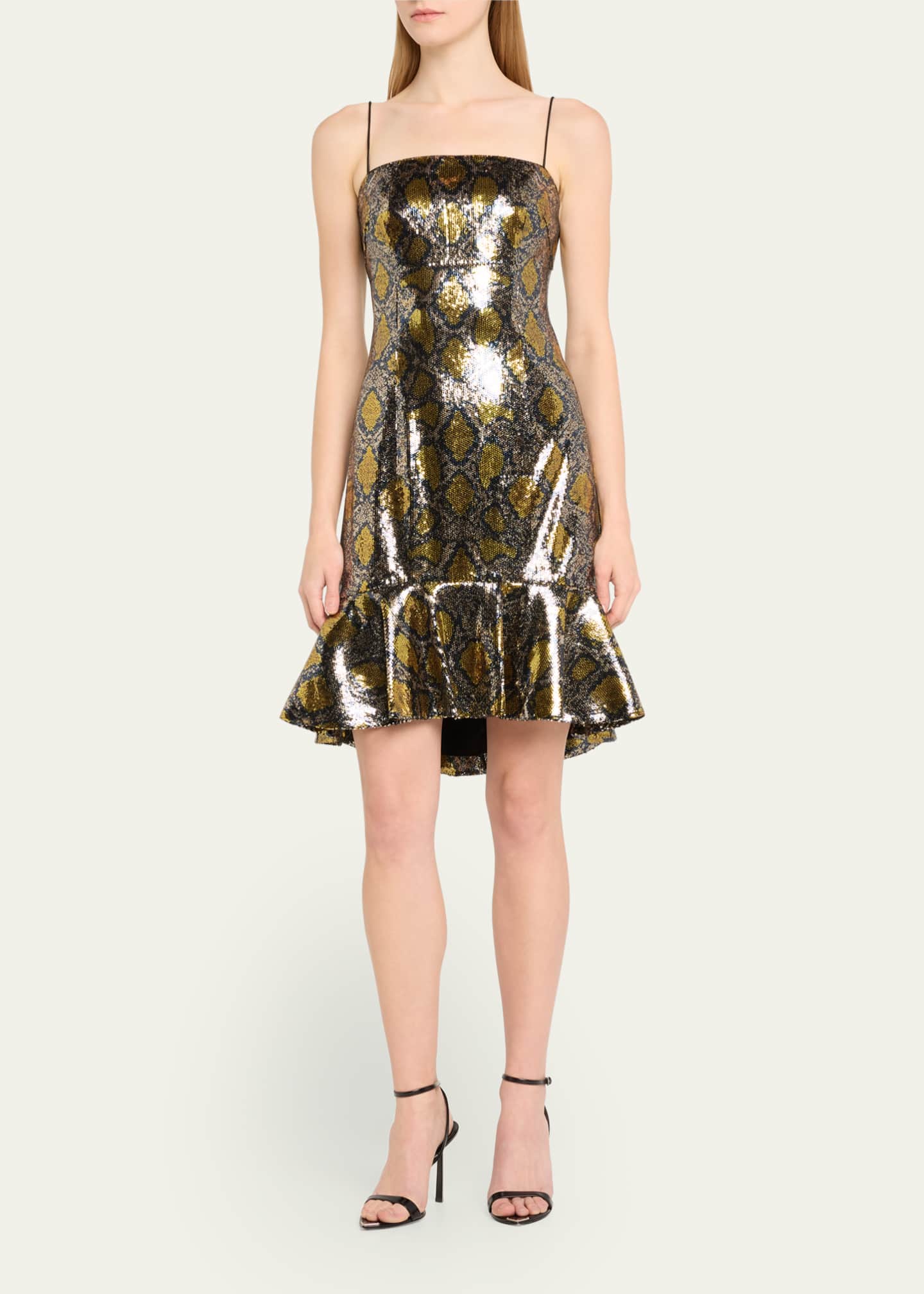 Sequin snakeskin dress hot sale