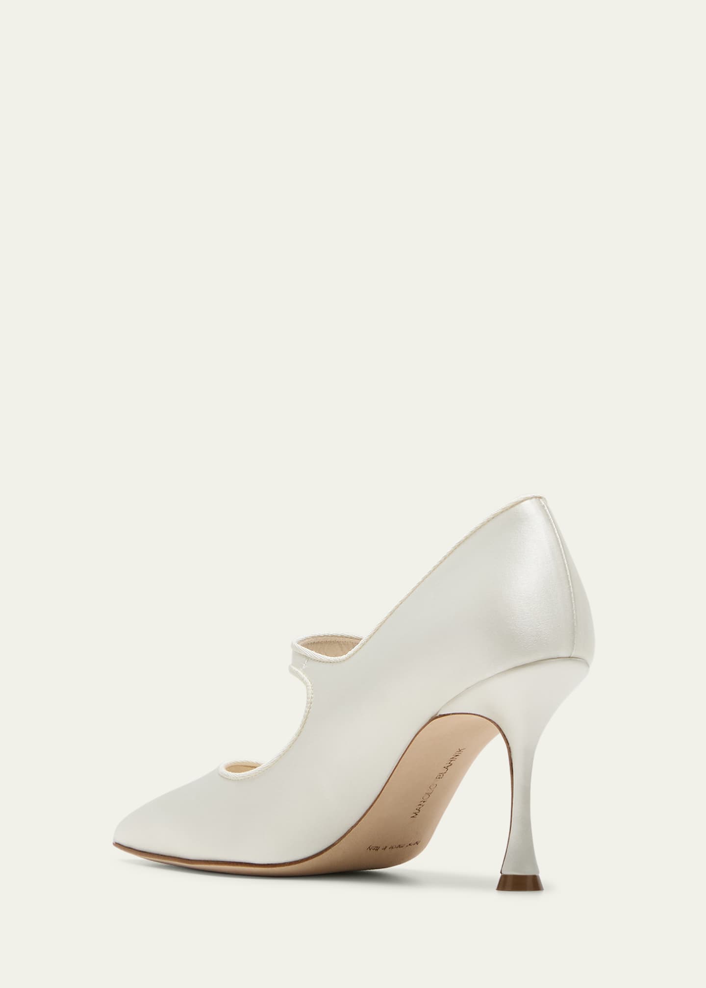 Manolo Blahnik Camparinew Mary Jane Stiletto Pumps