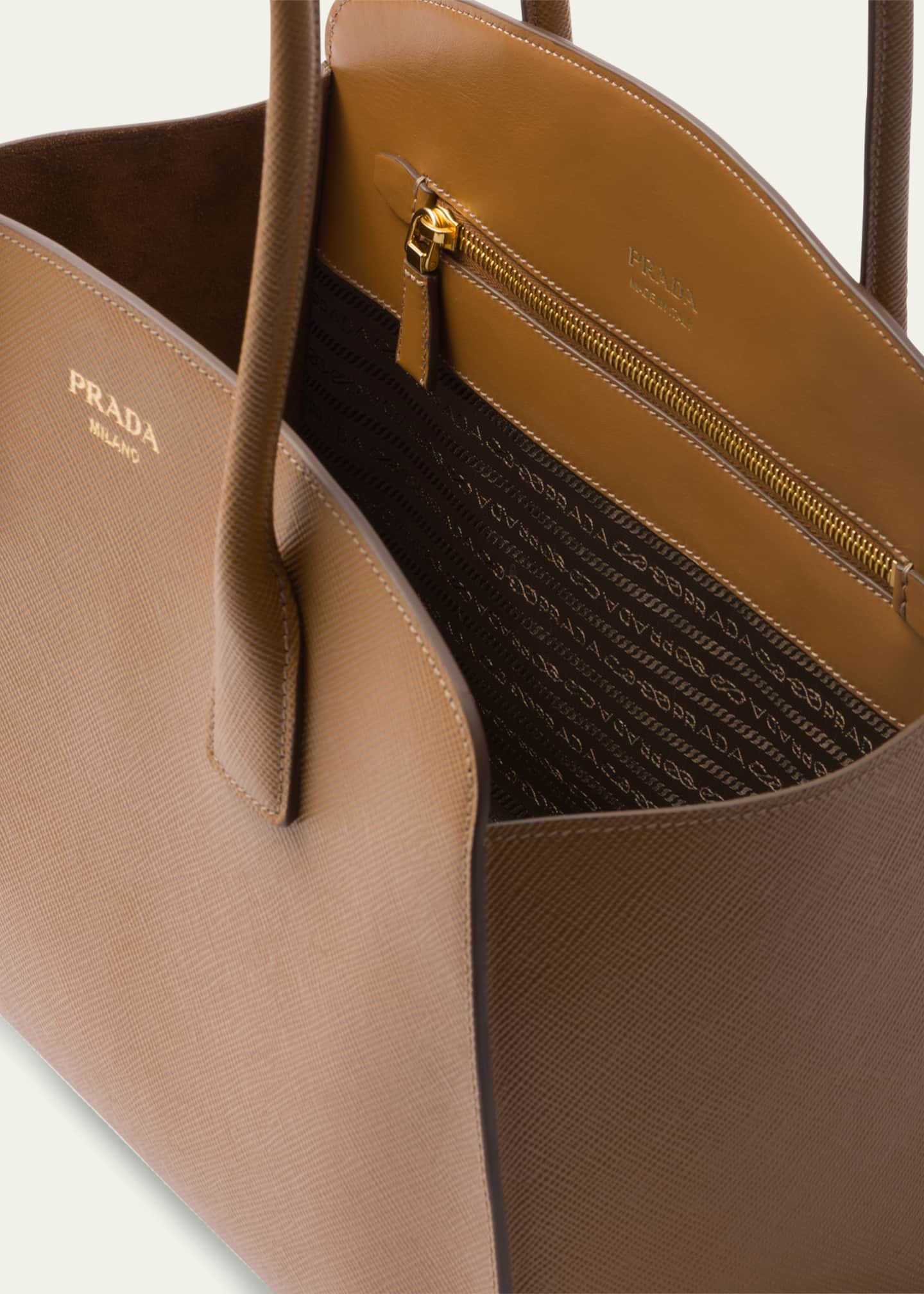 Prada Saffiano Leather Shoulder Bag Image 3 of 3
